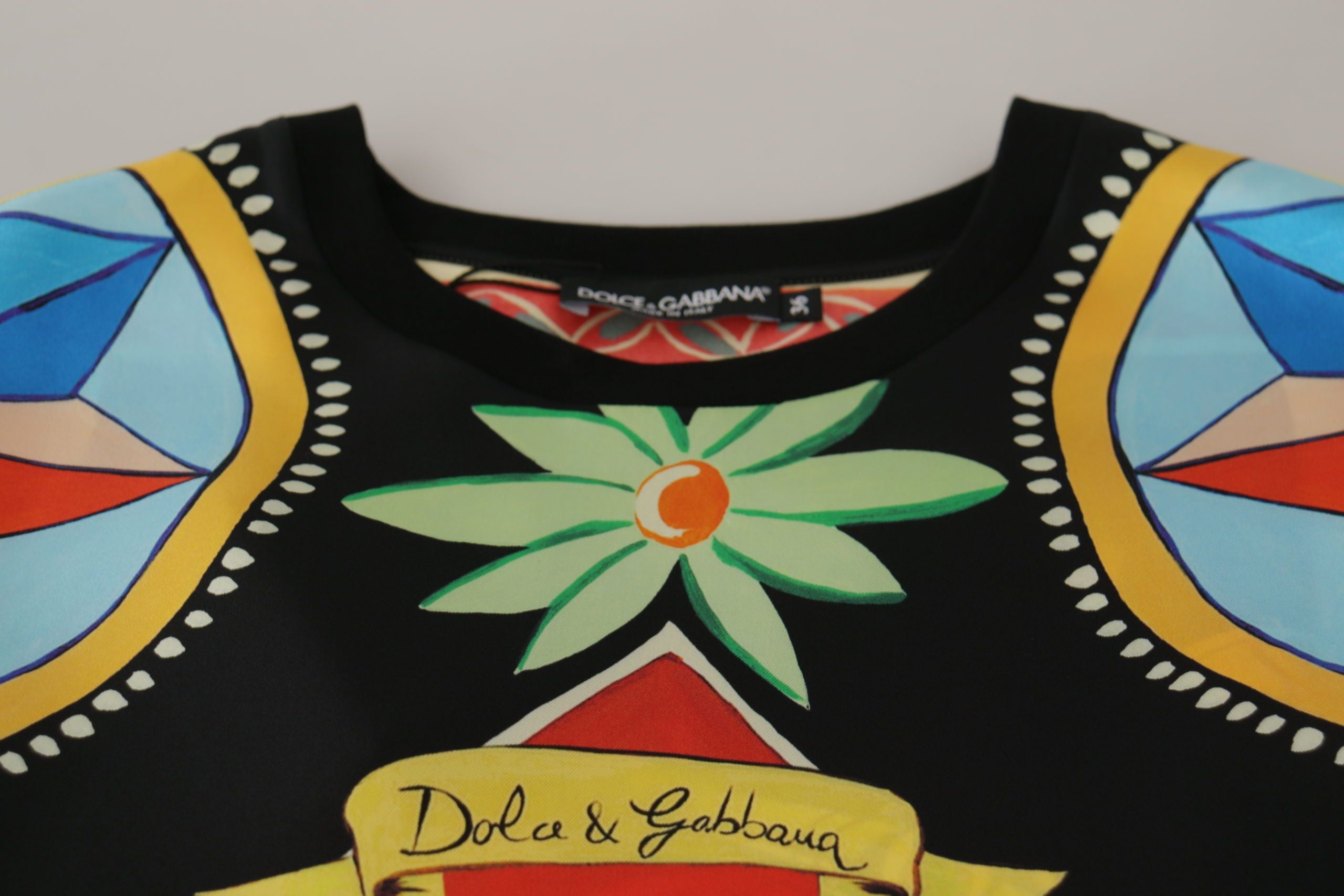 Multicolor Soldier Carretto Zijden Top T-shirt