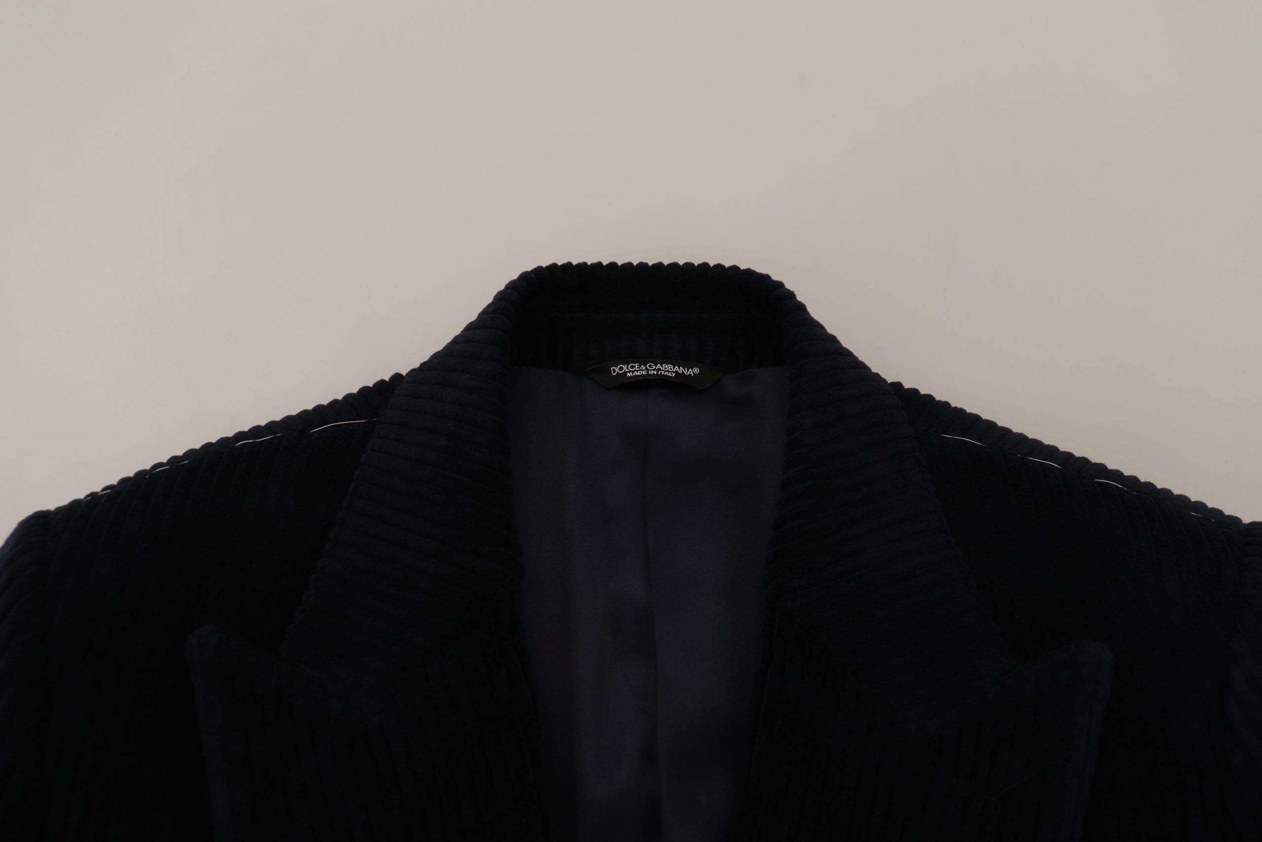 Zwarte katoenen cardigan lange jas herenjas