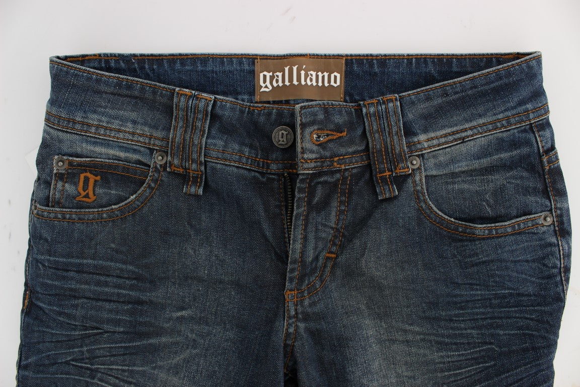 Blue Wash Katoenmix Slim Fit Jeans