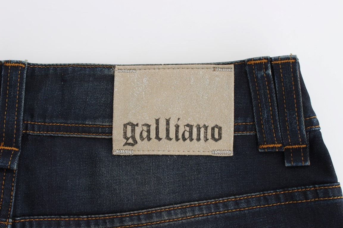 Boyfriend Fit Jeans met blauwe wassing van katoenmix