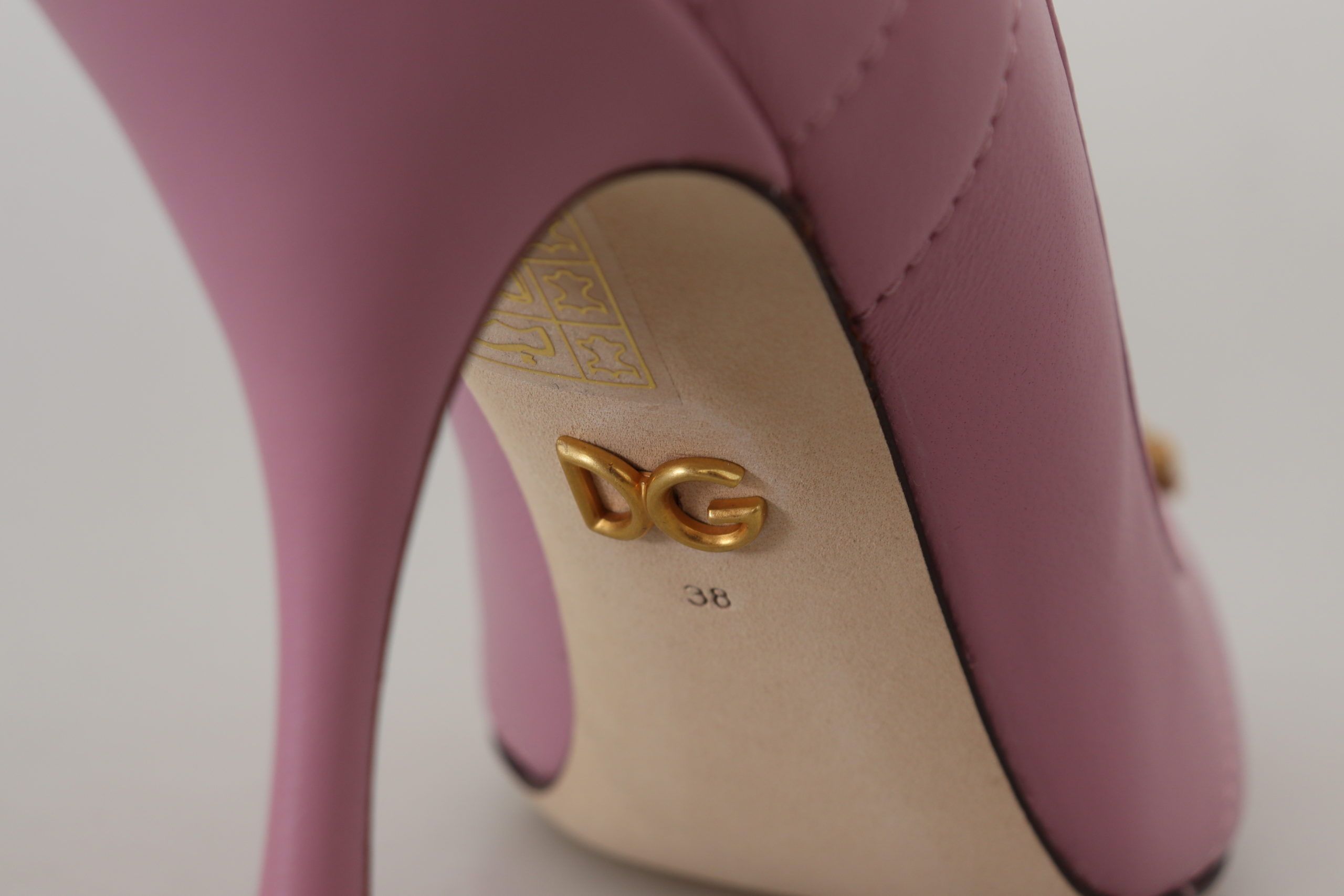 Roze leren hart DEVOTION hakken pumps schoenen