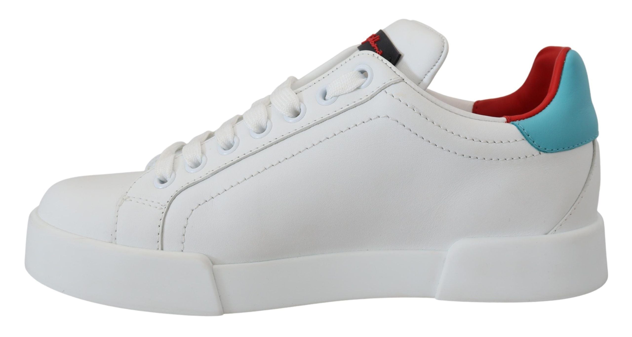 Witte leren sneaker Portofino Logo Heart Shoes