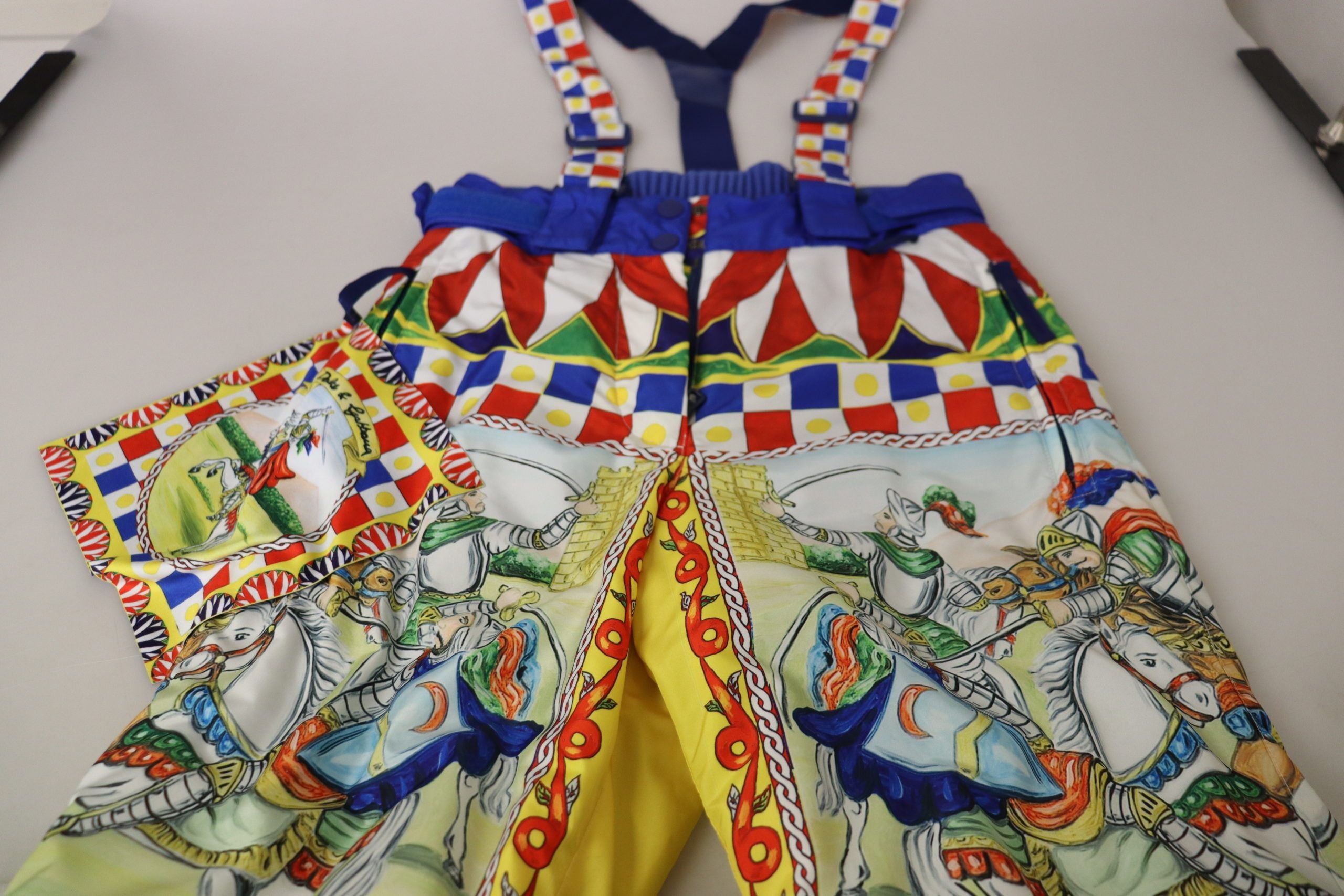 Multicolor Printed Snow Trouser Pants