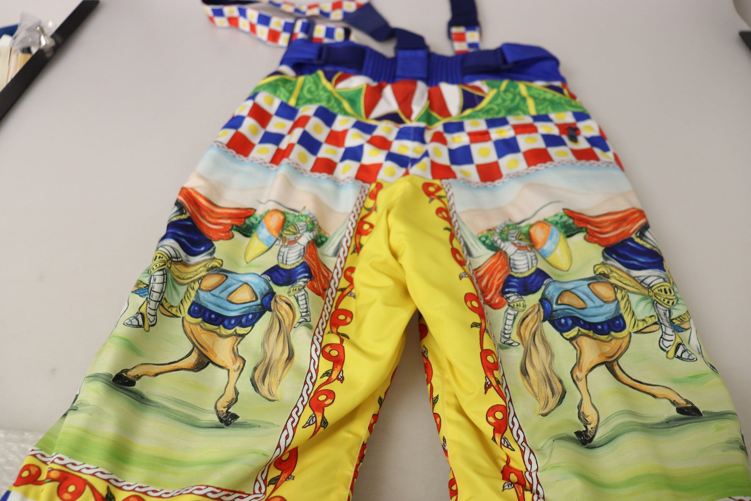 Multicolor bedrukte sneeuwbroek