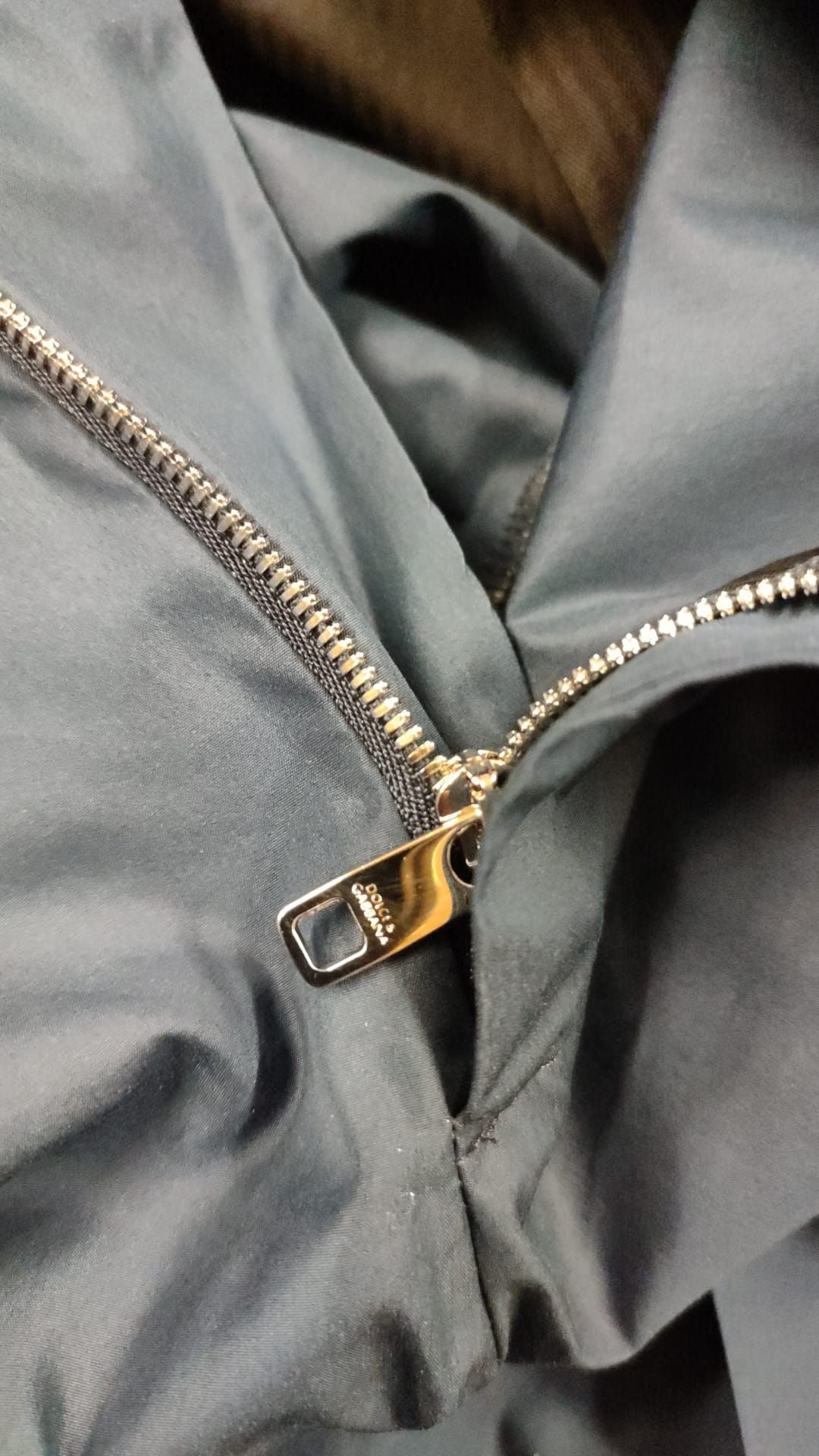 Blauwe katoenen zijden broek Chino's