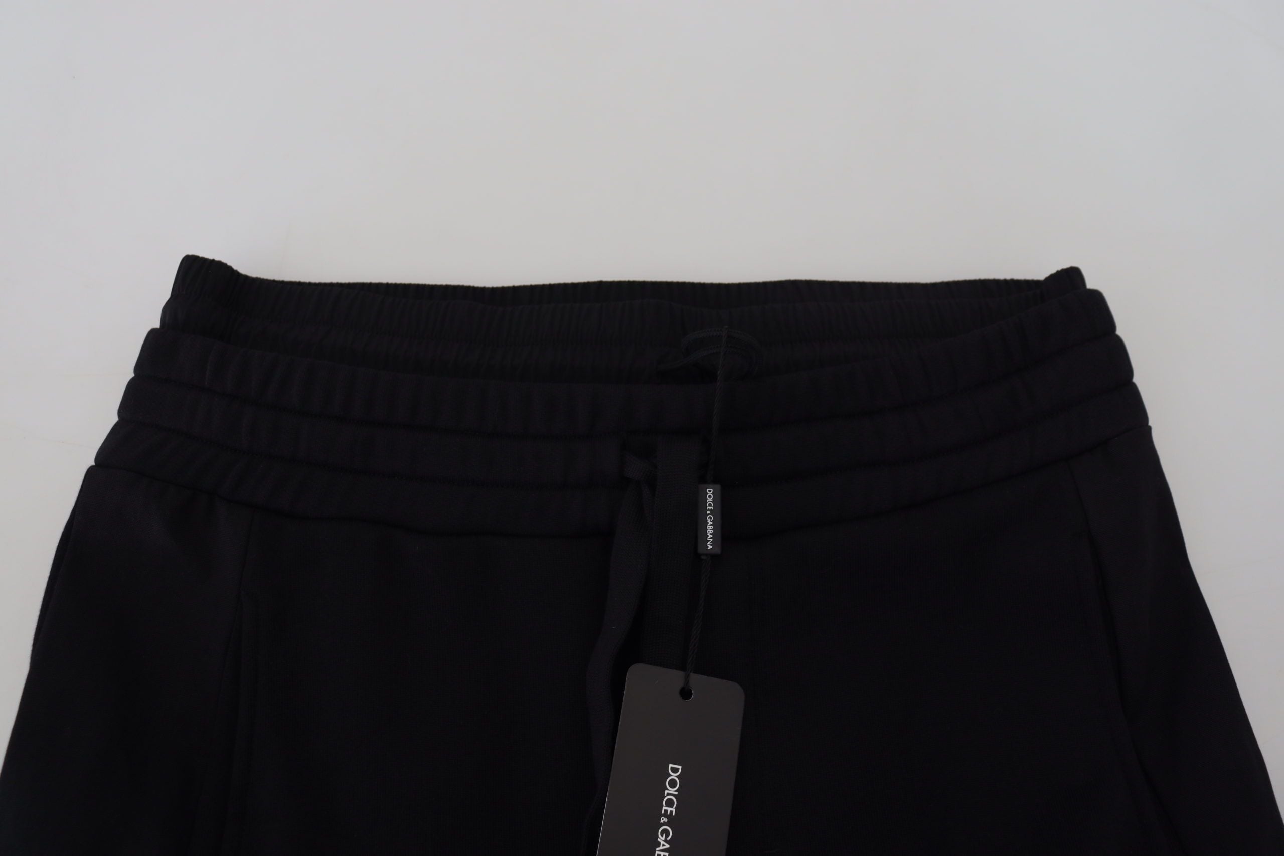 Zwarte katoenen Bermuda Cargo Shorts
