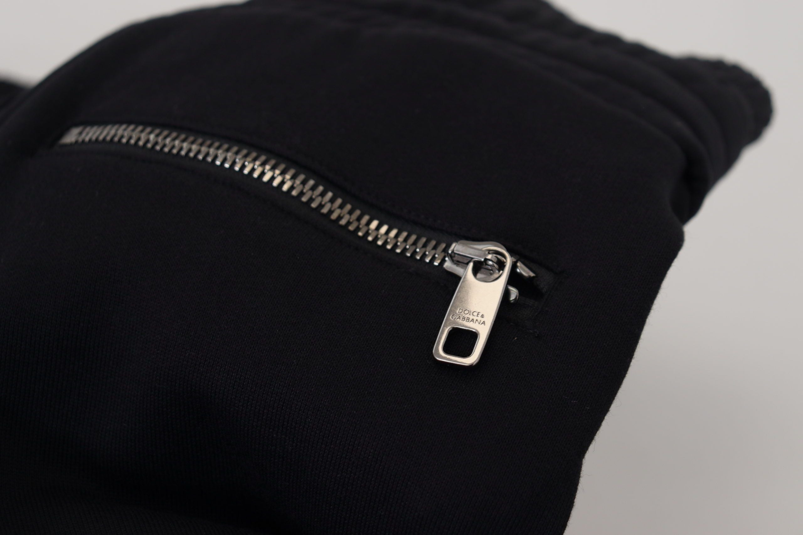 Zwarte katoenen Bermuda Cargo Shorts
