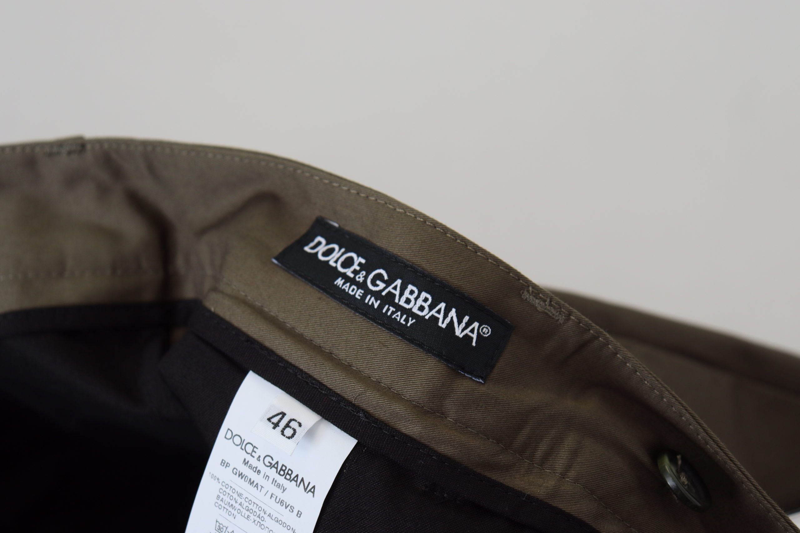 Groene chino's katoenen casual shorts