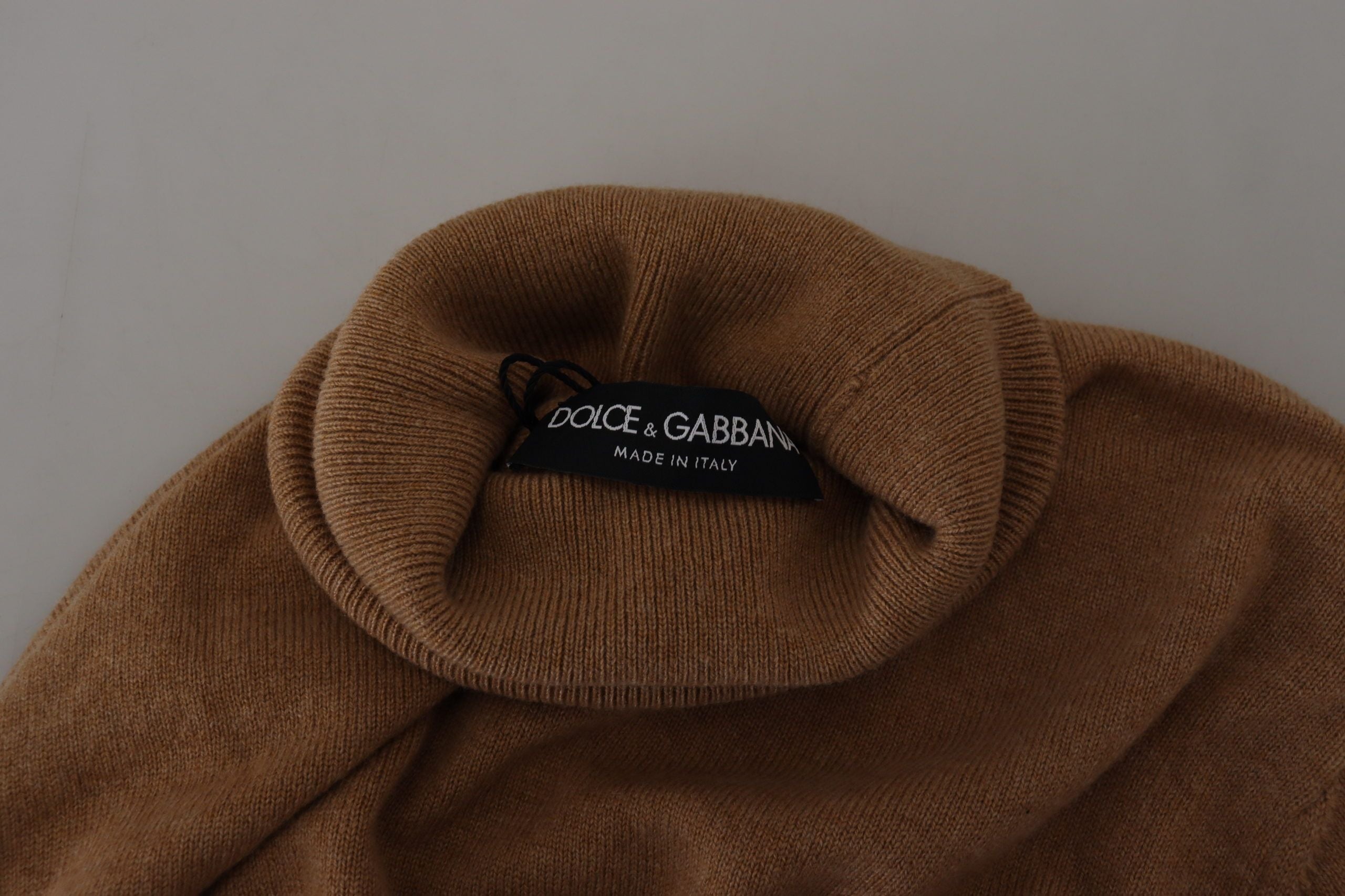 Beige kasjmier coltrui