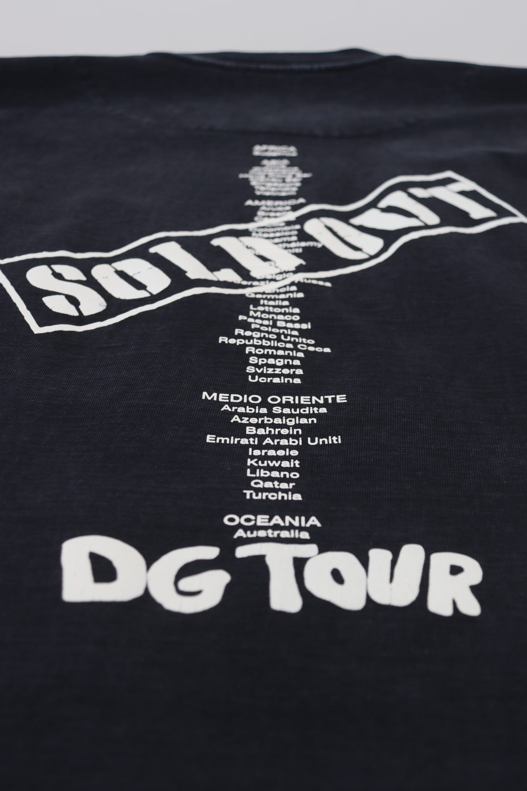 Zwart D&G Fashion T-shirt met ronde hals van katoen