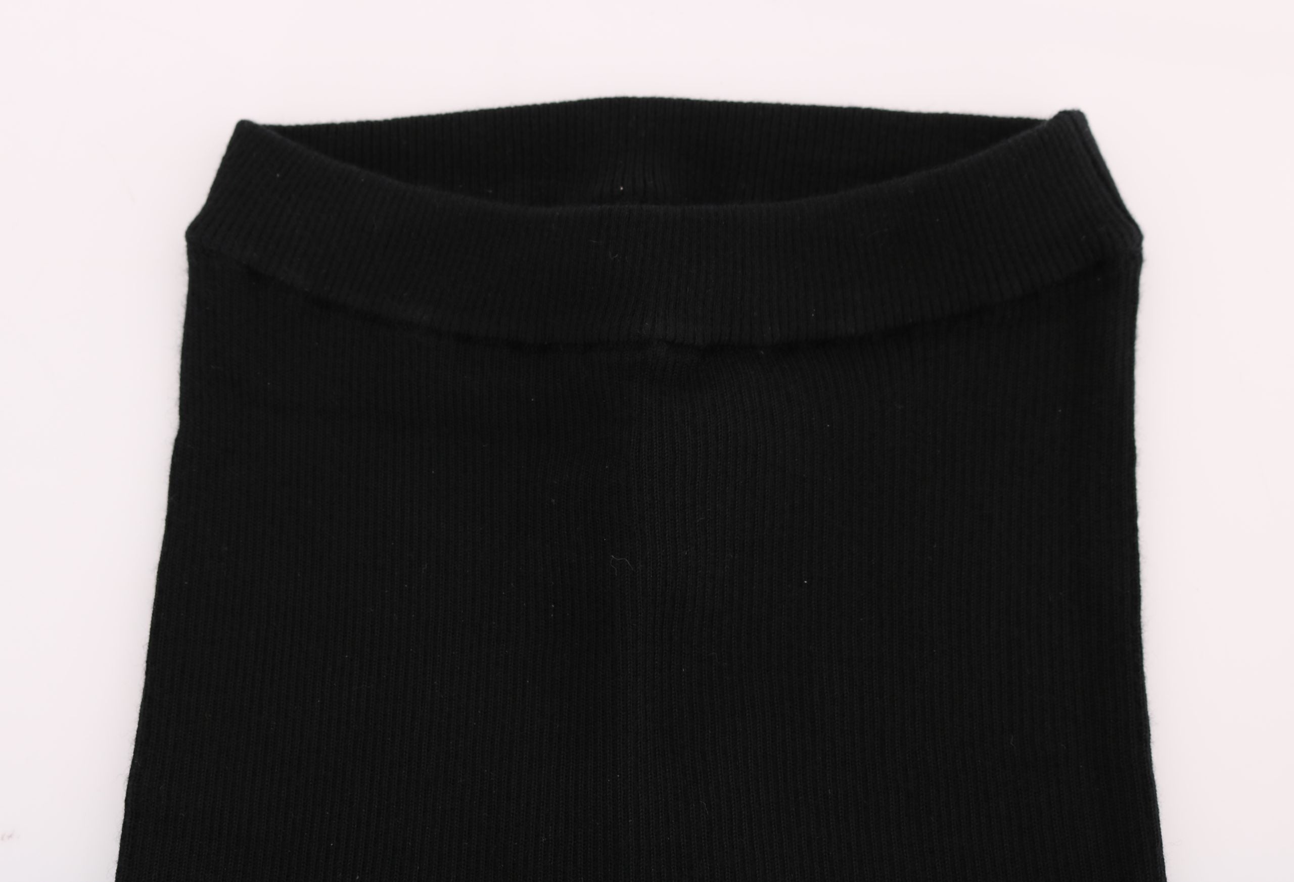 Zwarte slim fit kasjmier broek voor dames