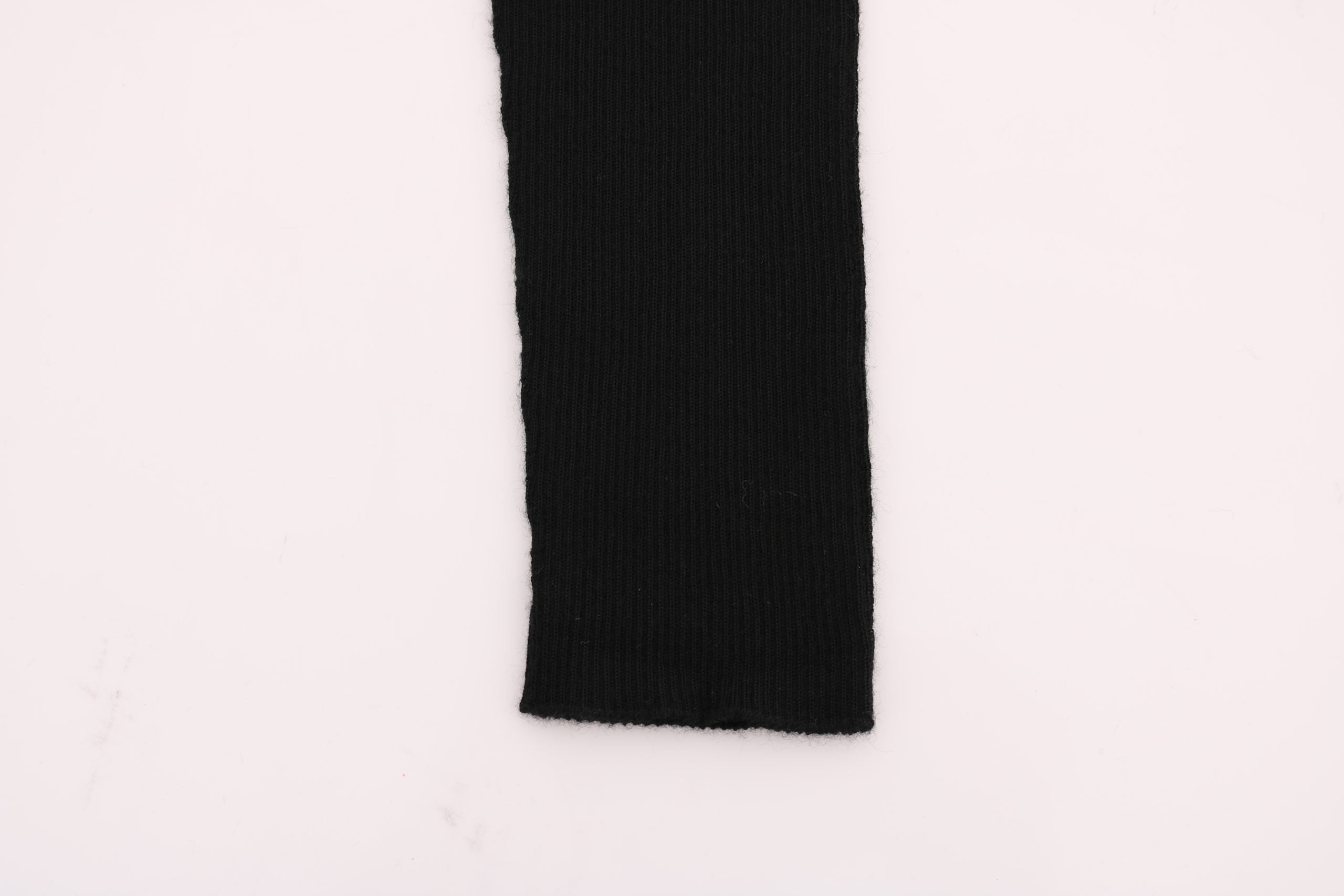 Zwarte slim fit kasjmier broek voor dames