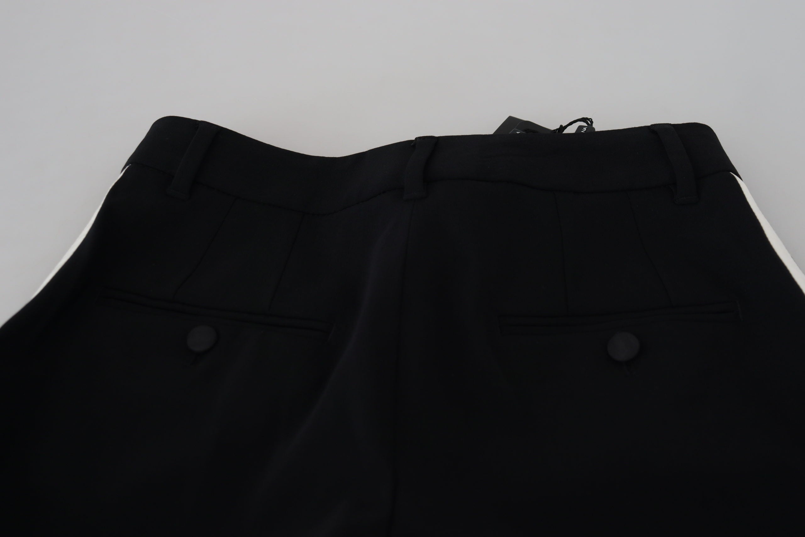 Zwarte damesbroek met hoge taille