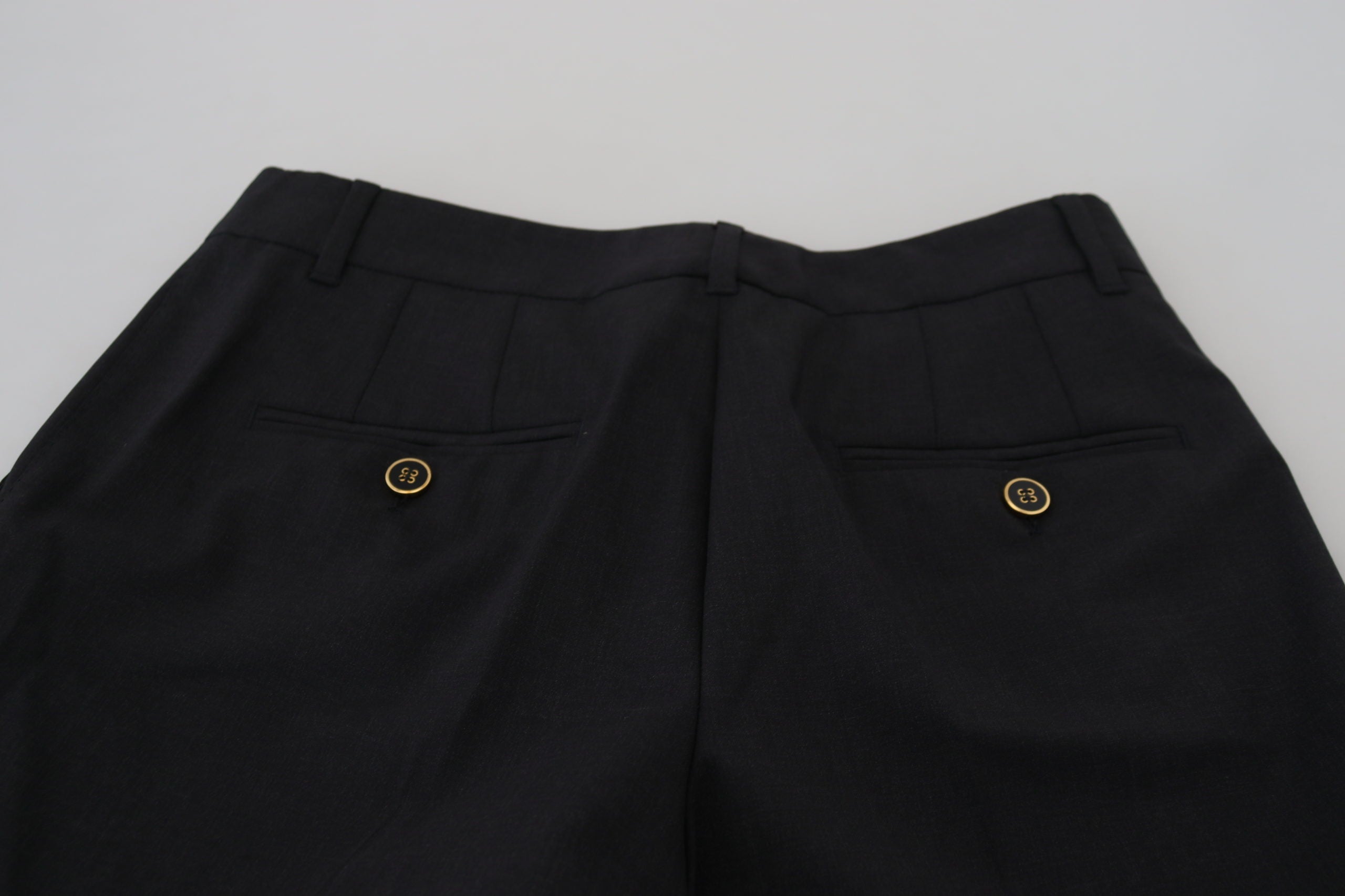 Grijze dames formele taps toelopende broek