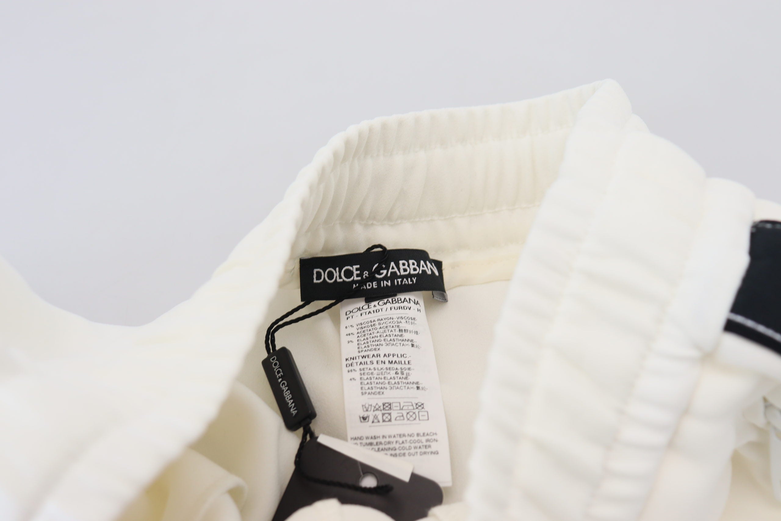 Witte DG Logo Sweatpants Broek