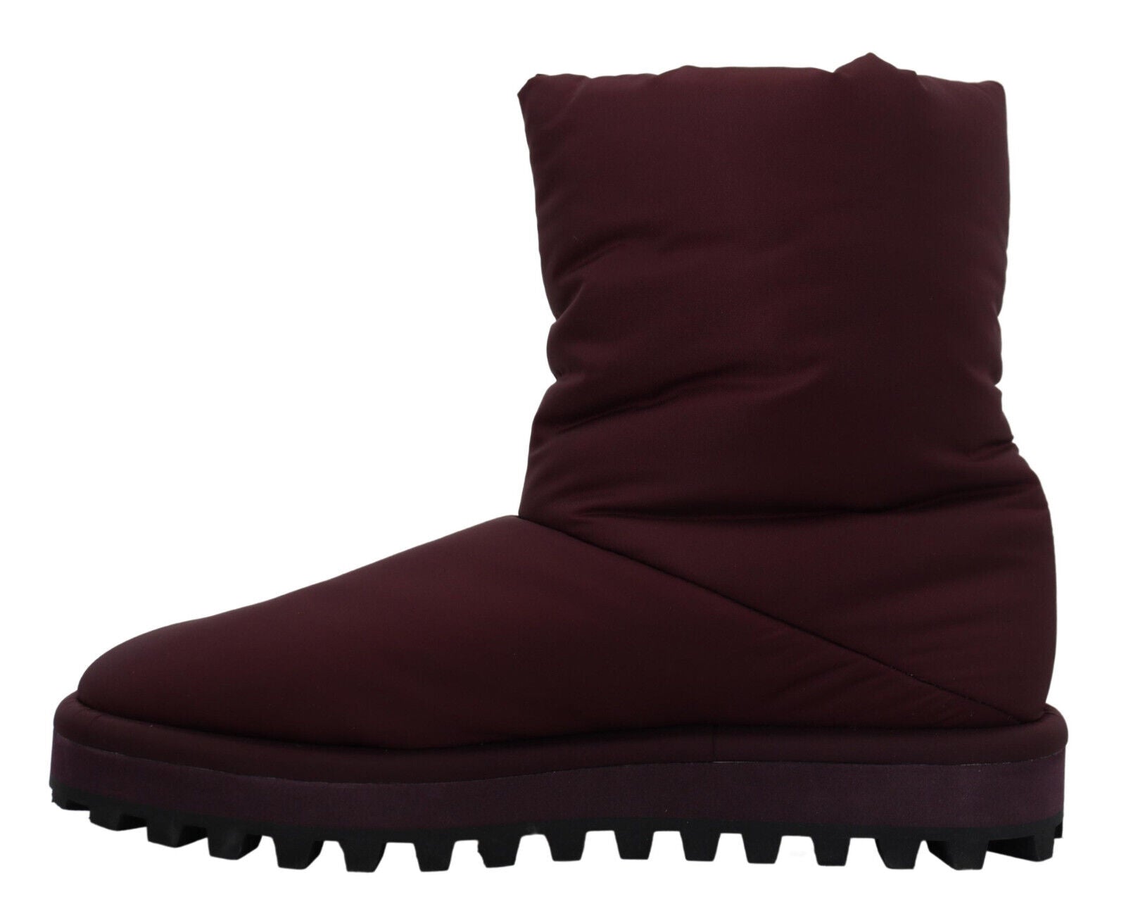 Bordeaux Nylon Laarzen Gevoerde Midschoenen