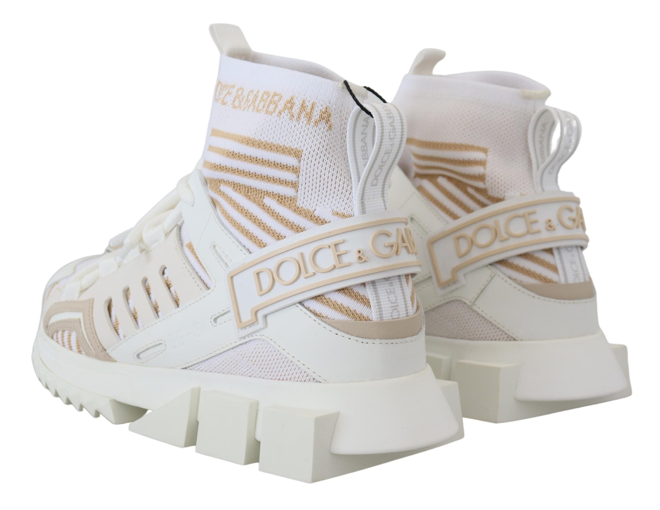 Witte beige Sorrento sneakers