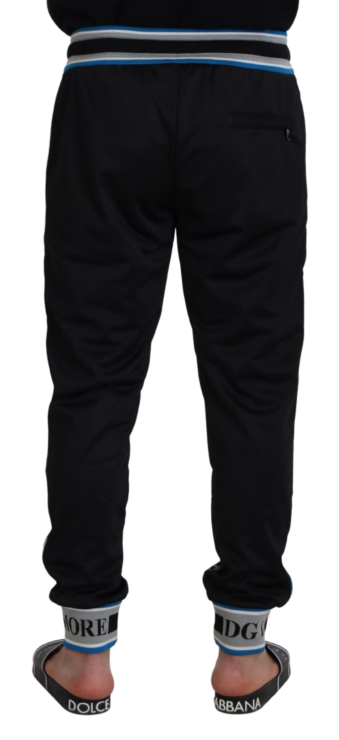 Multicolor DG King luipaardprint joggingbroek