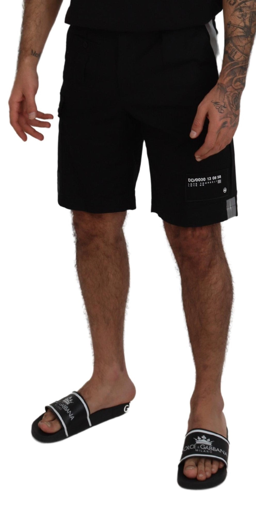 Zwarte Bermuda Cargo Casual Shorts