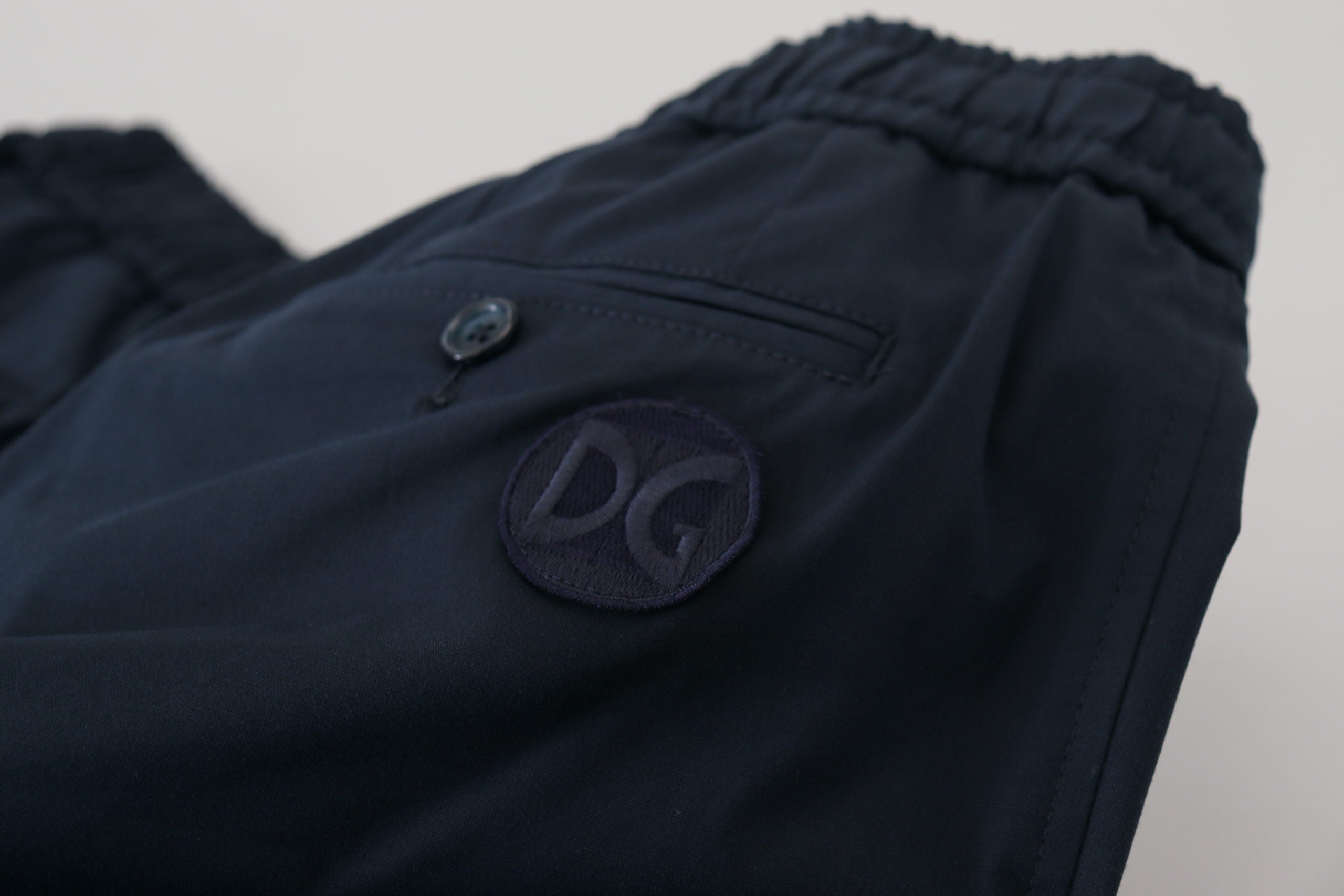 Blauwe Bermuda Mid Waist Casual Shorts