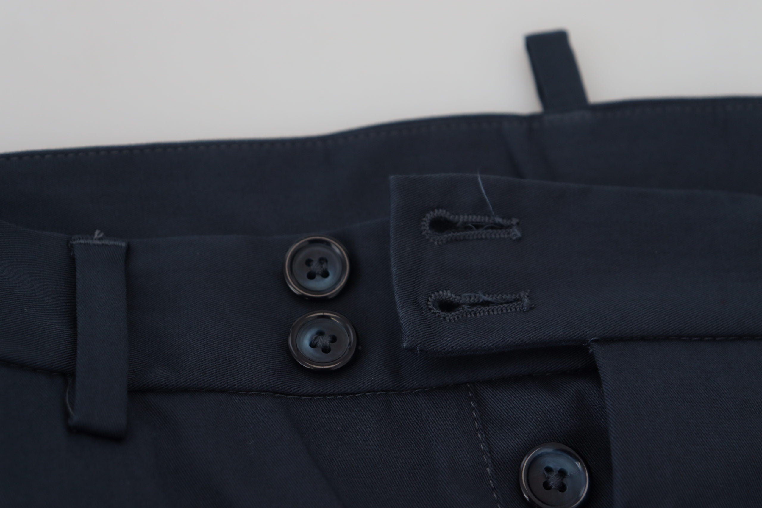 Blauwe Bermuda lage taille heren shorts