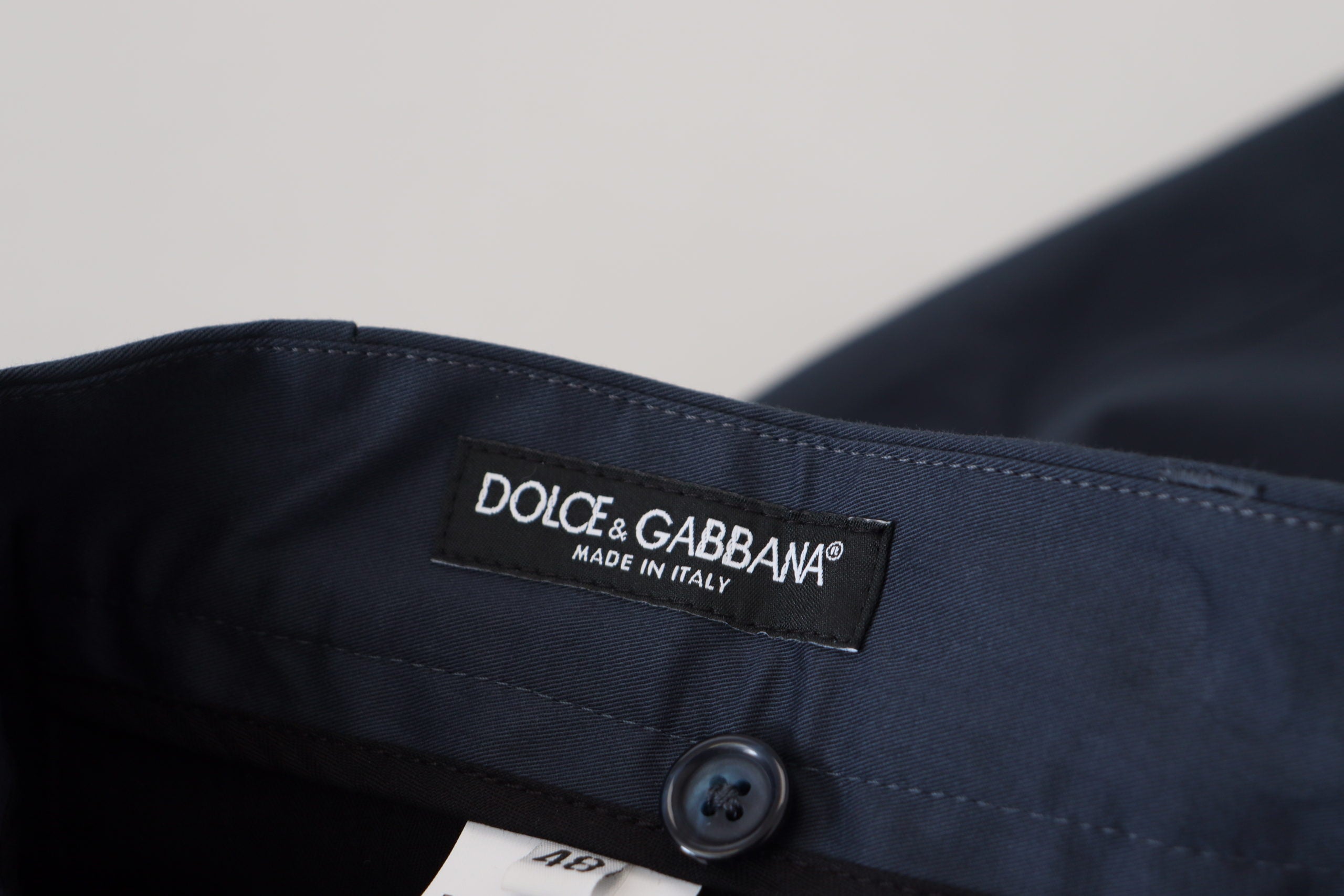 Blauwe Bermuda lage taille heren shorts