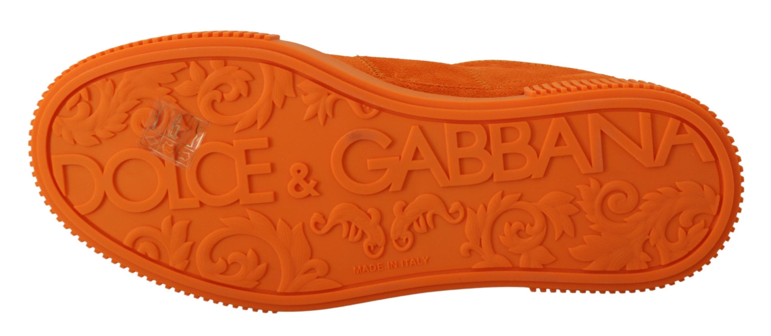 Oranje leren Pj Tucker sneakers