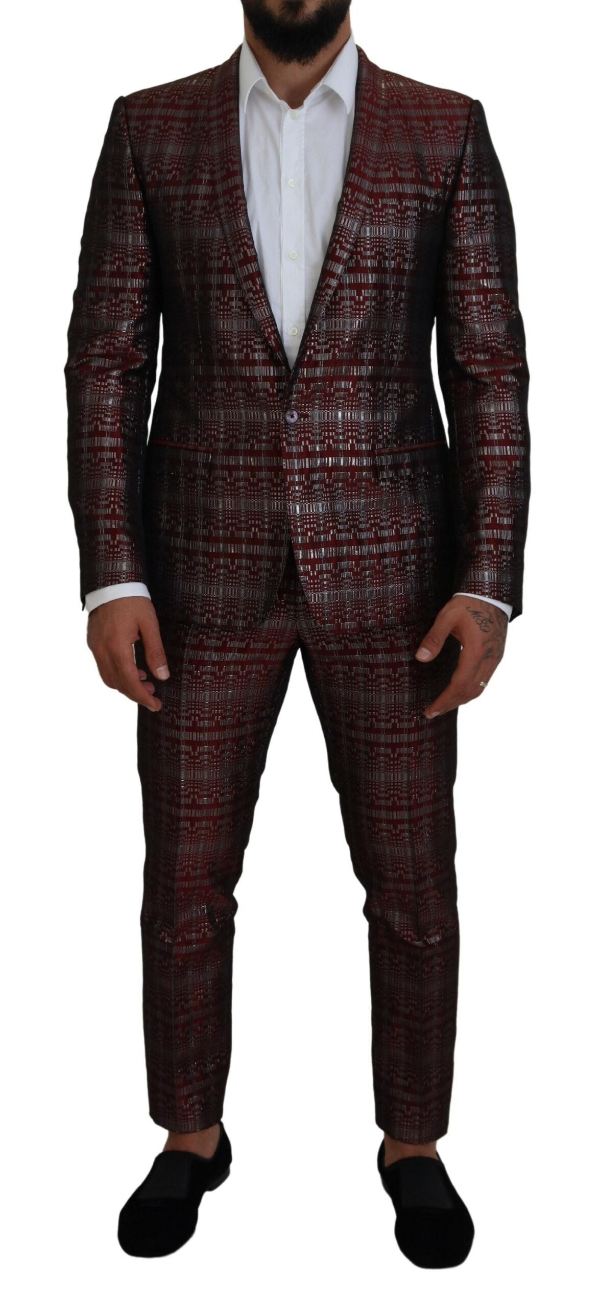 Bordeaux Zilver GOUD Slim Fit Pak