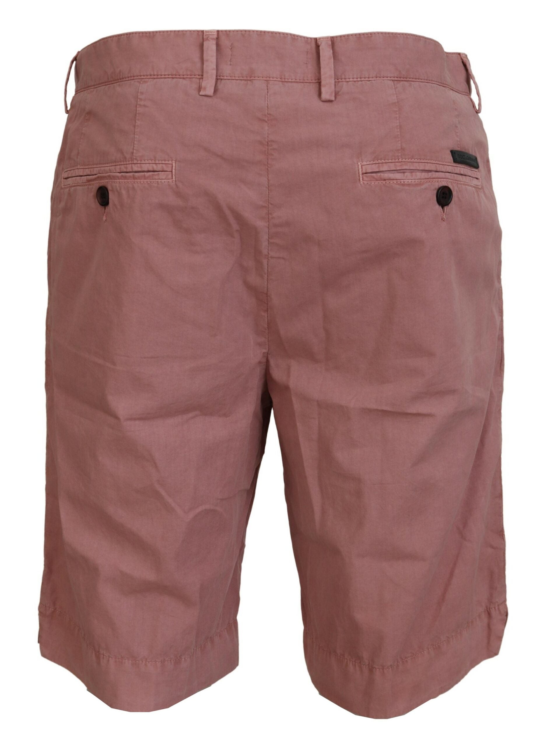 Roze Chino's Katoenen Casual Heren Shorts