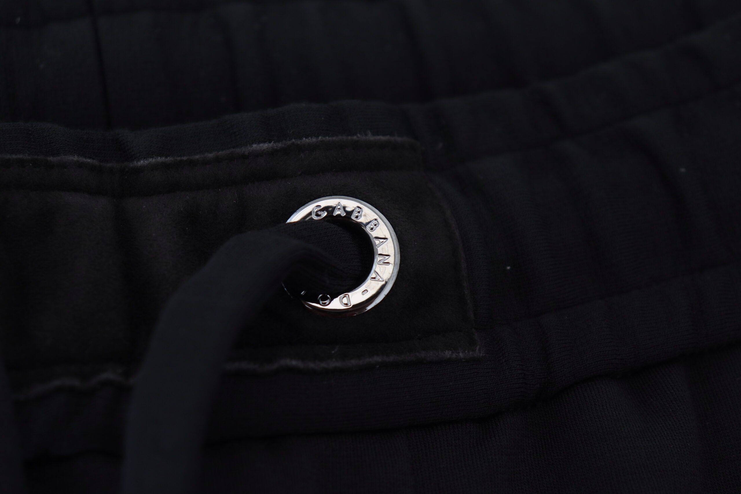 Zwarte heren sportwollen joggingbroek