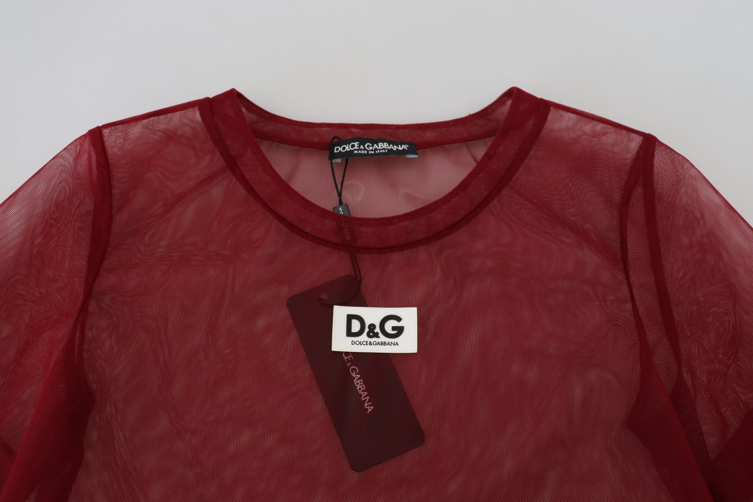Kastanjebruine nylon tweelaagse shift mini-jurk
