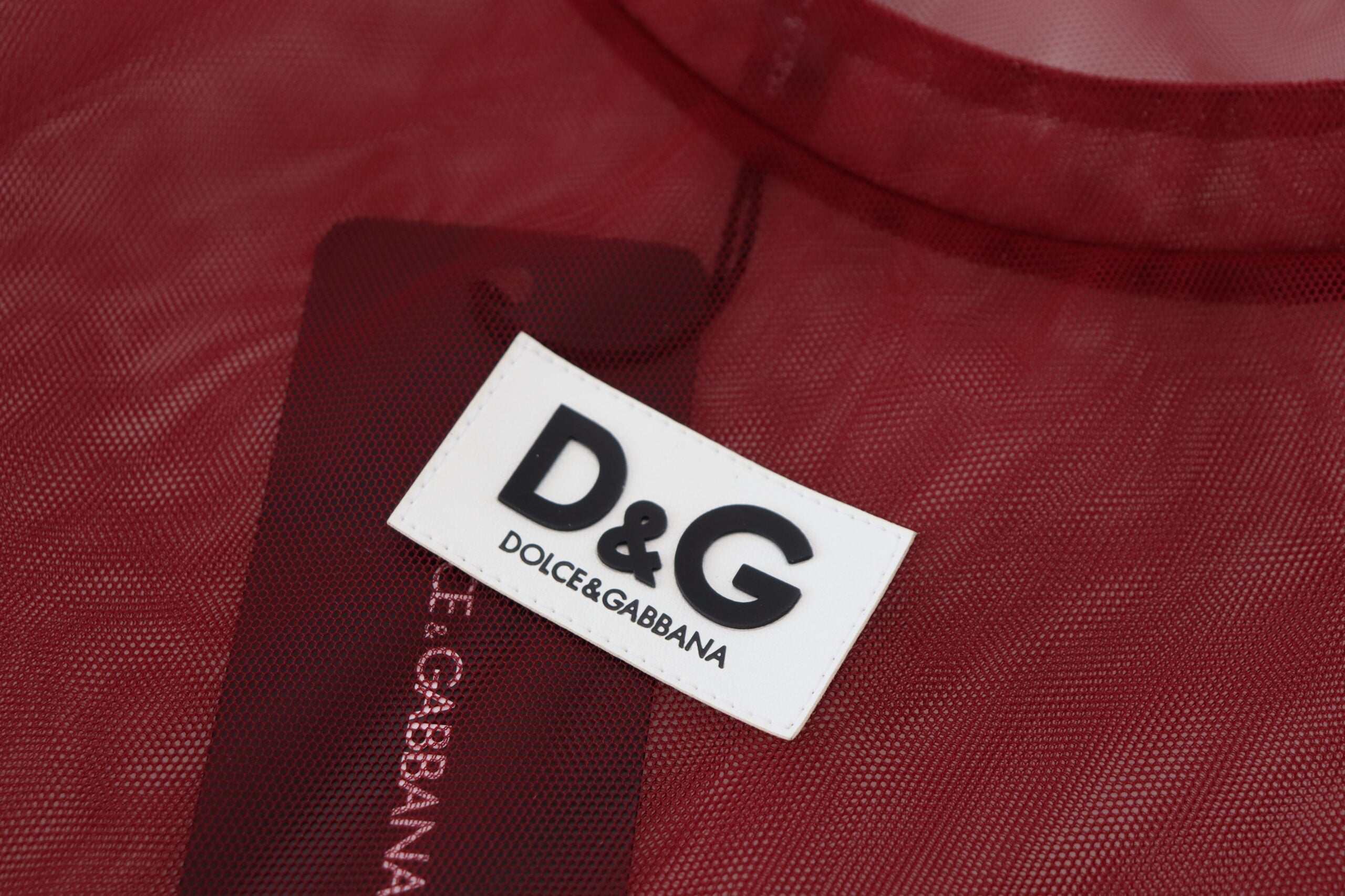 Kastanjebruine nylon tweelaagse shift mini-jurk