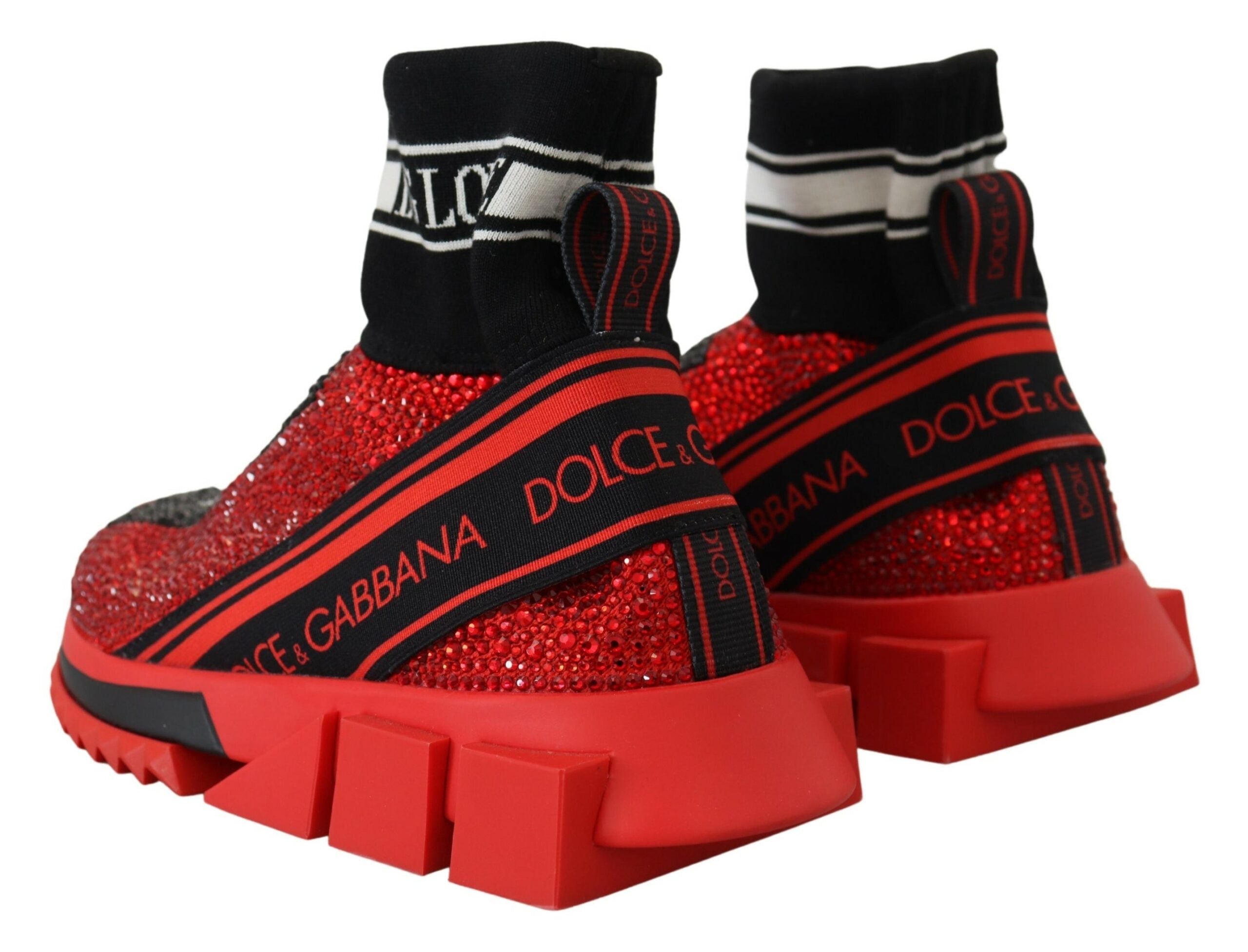 Rode Bling Sorrento Sneakers Sokken Schoenen