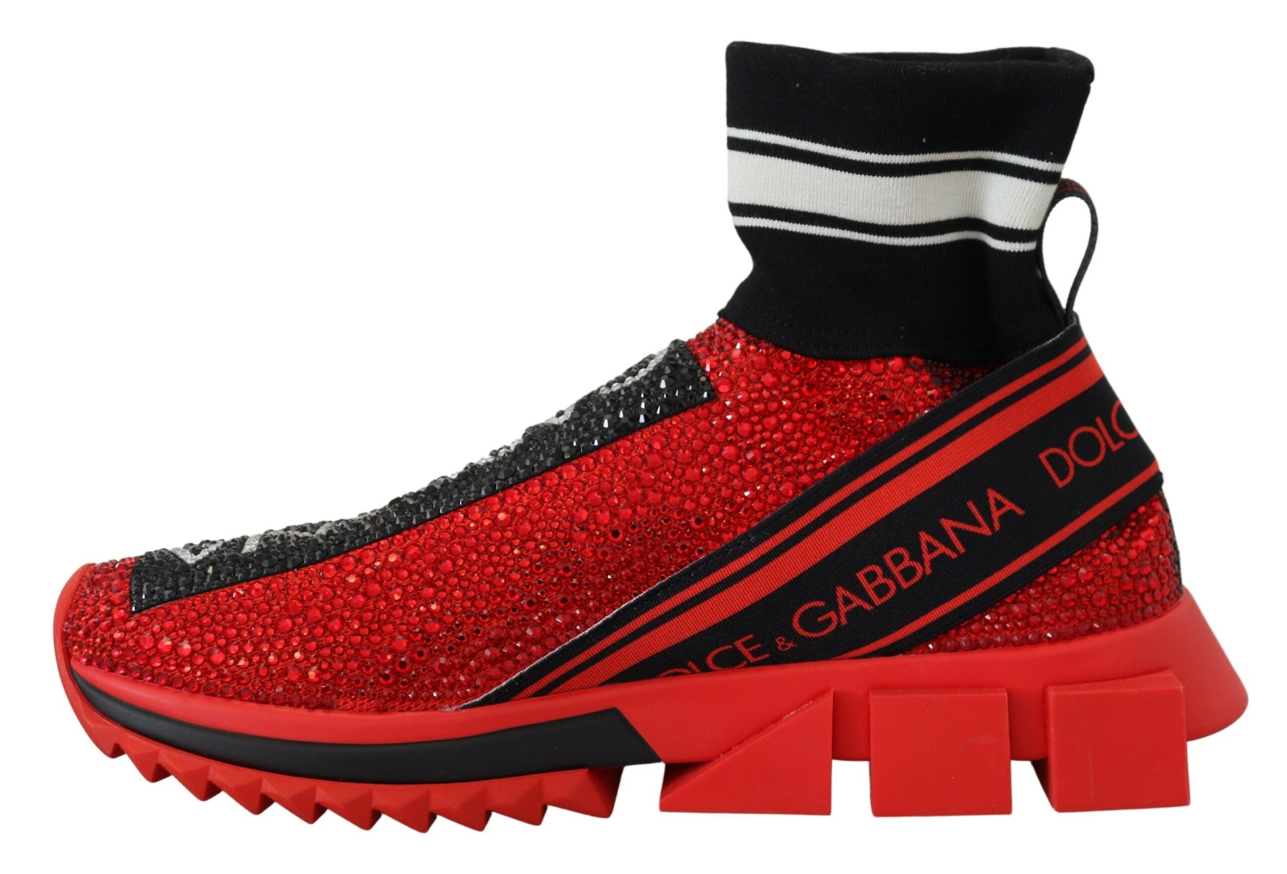 Rode Bling Sorrento Sneakers Sokken Schoenen