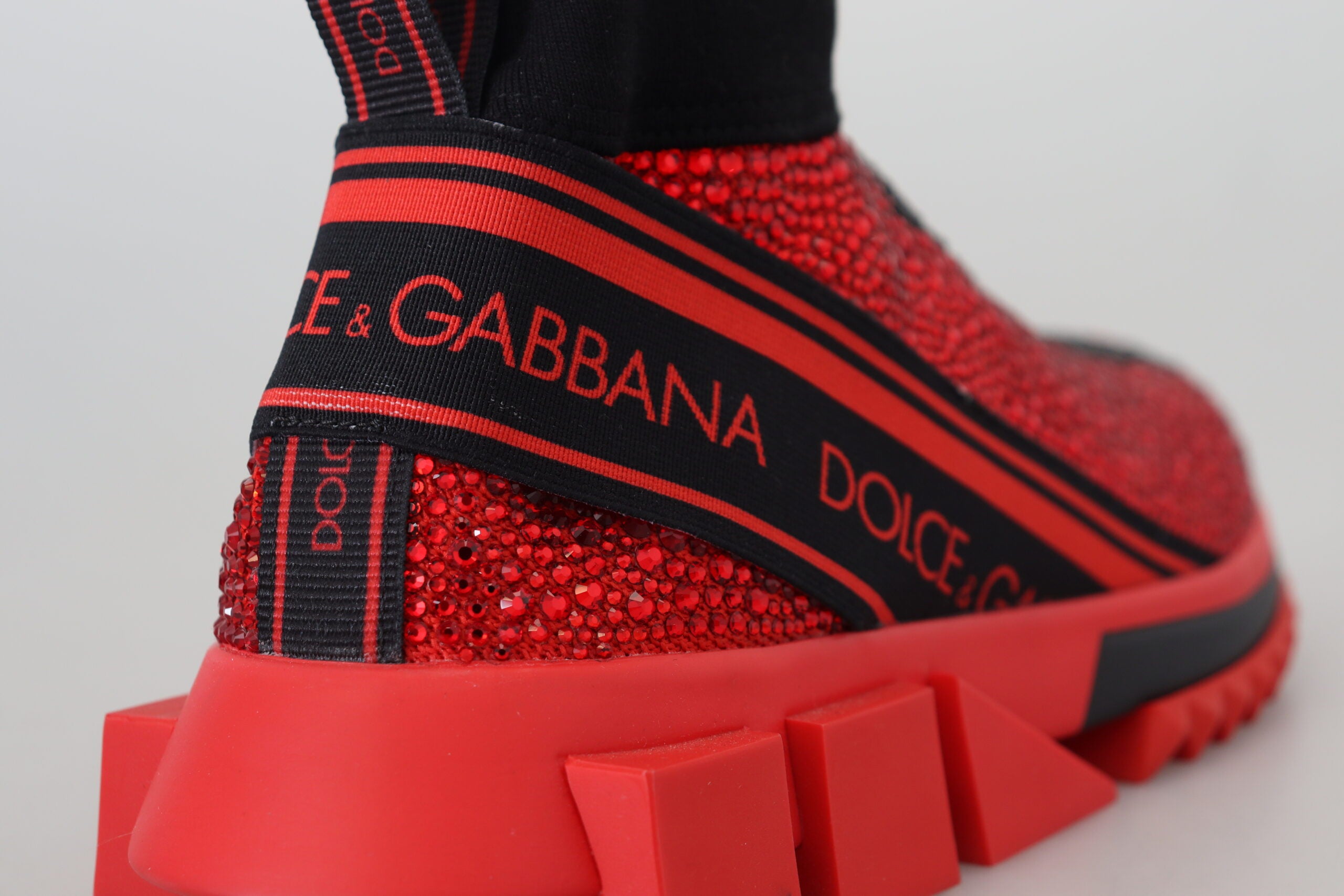 Rode Bling Sorrento Sneakers Sokken Schoenen