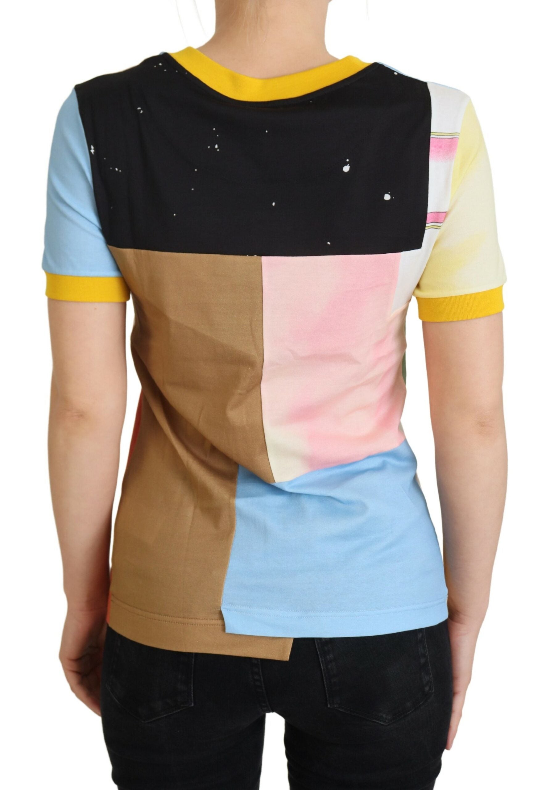 Multicolor Katoen DG Love Patchwork
