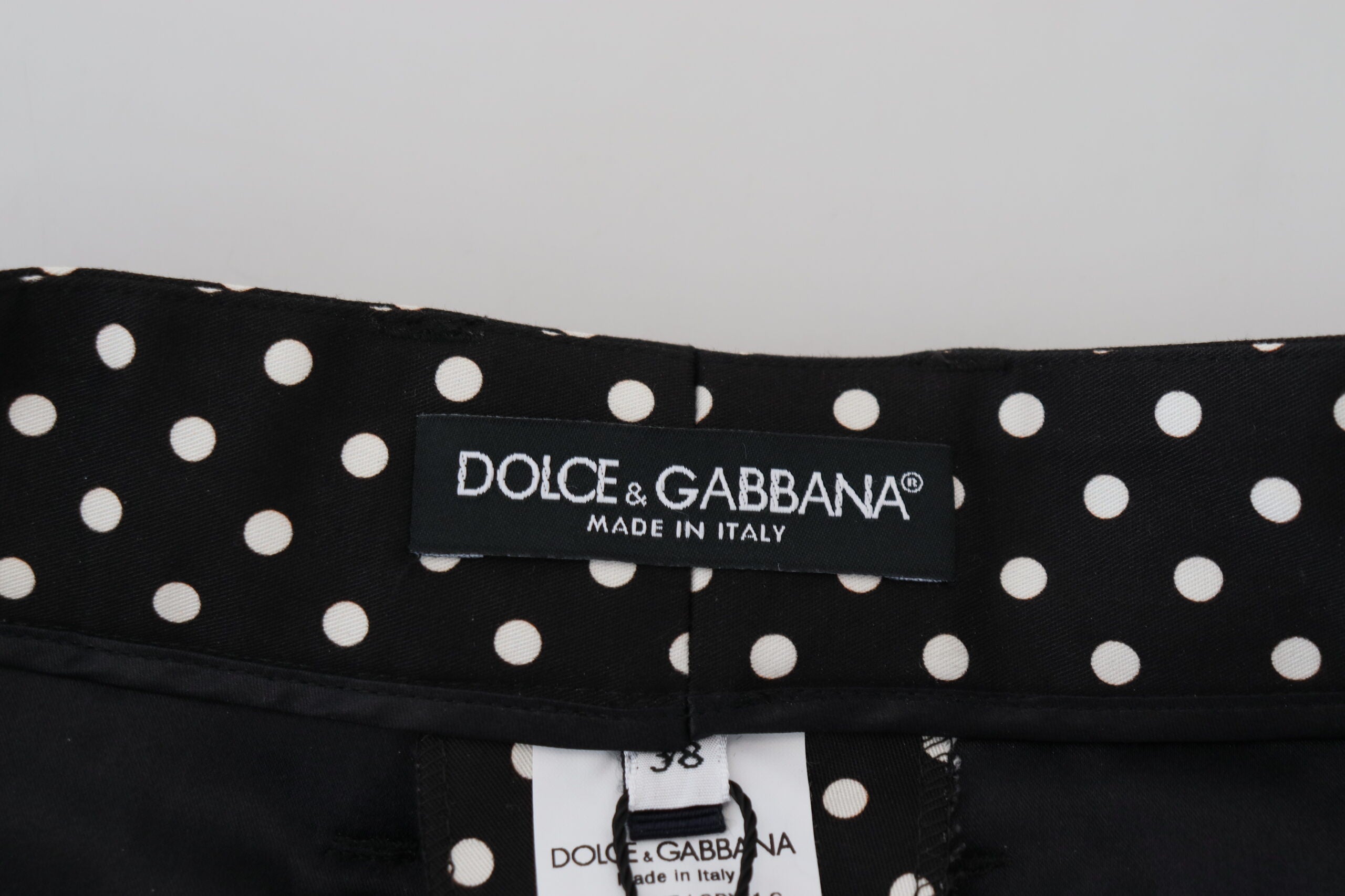 Multicolor Polka Dots High Waist Broek