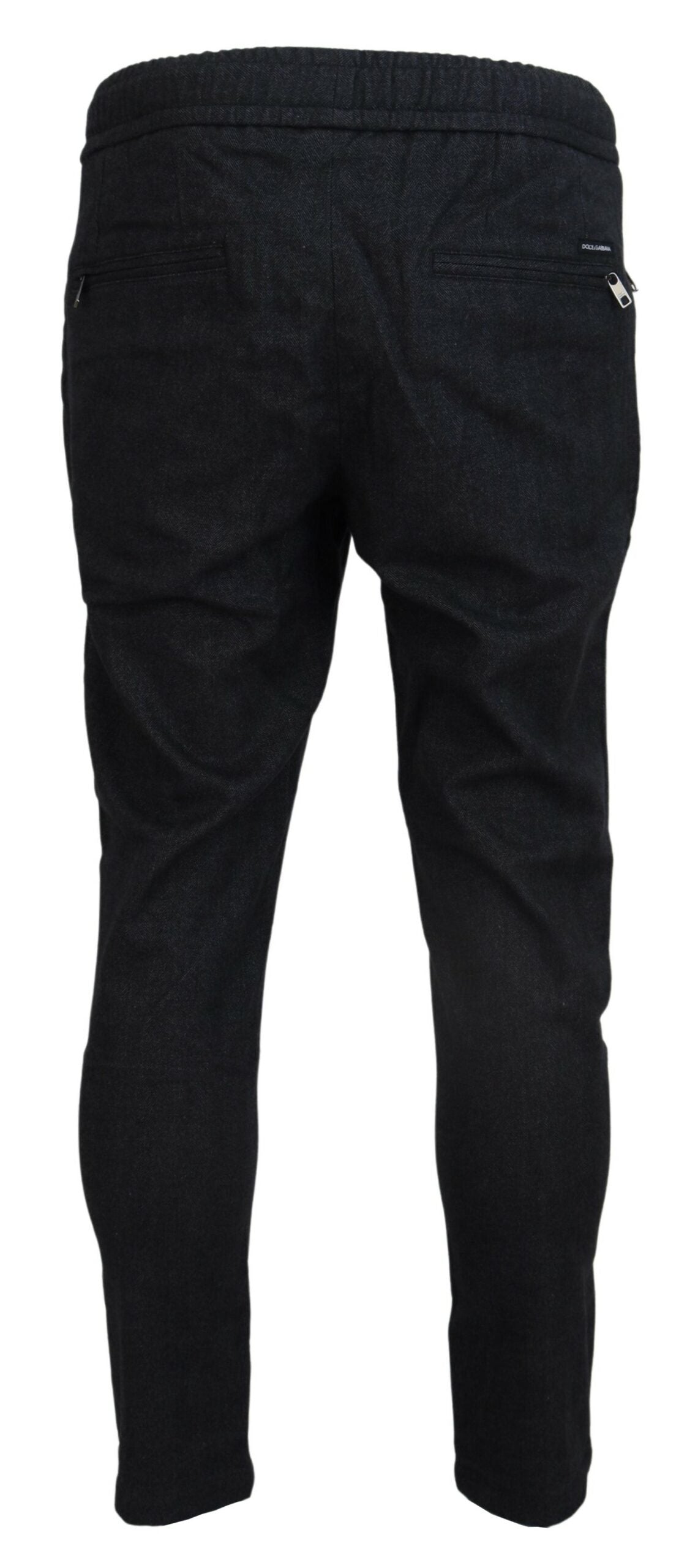 Grijze katoenen joggingbroek voor heren