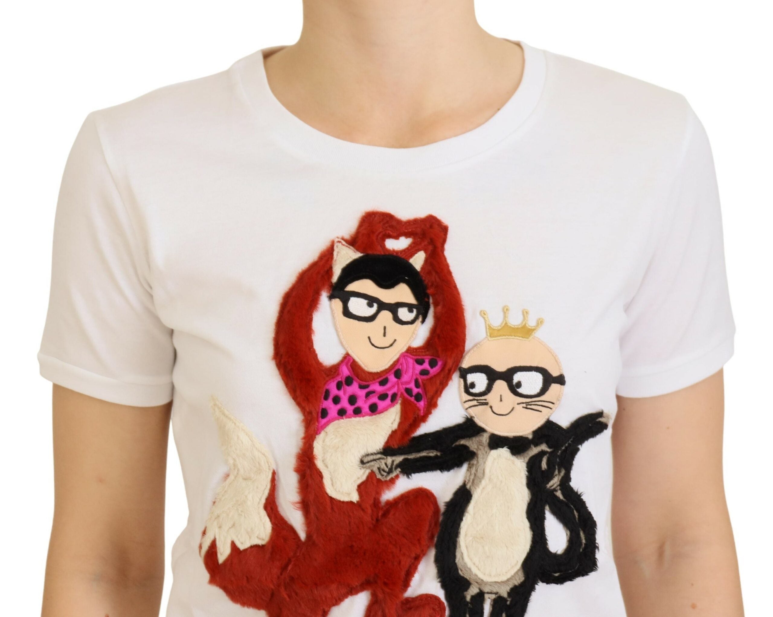 T-shirt Top Wit Gestructureerd Korte Mouw