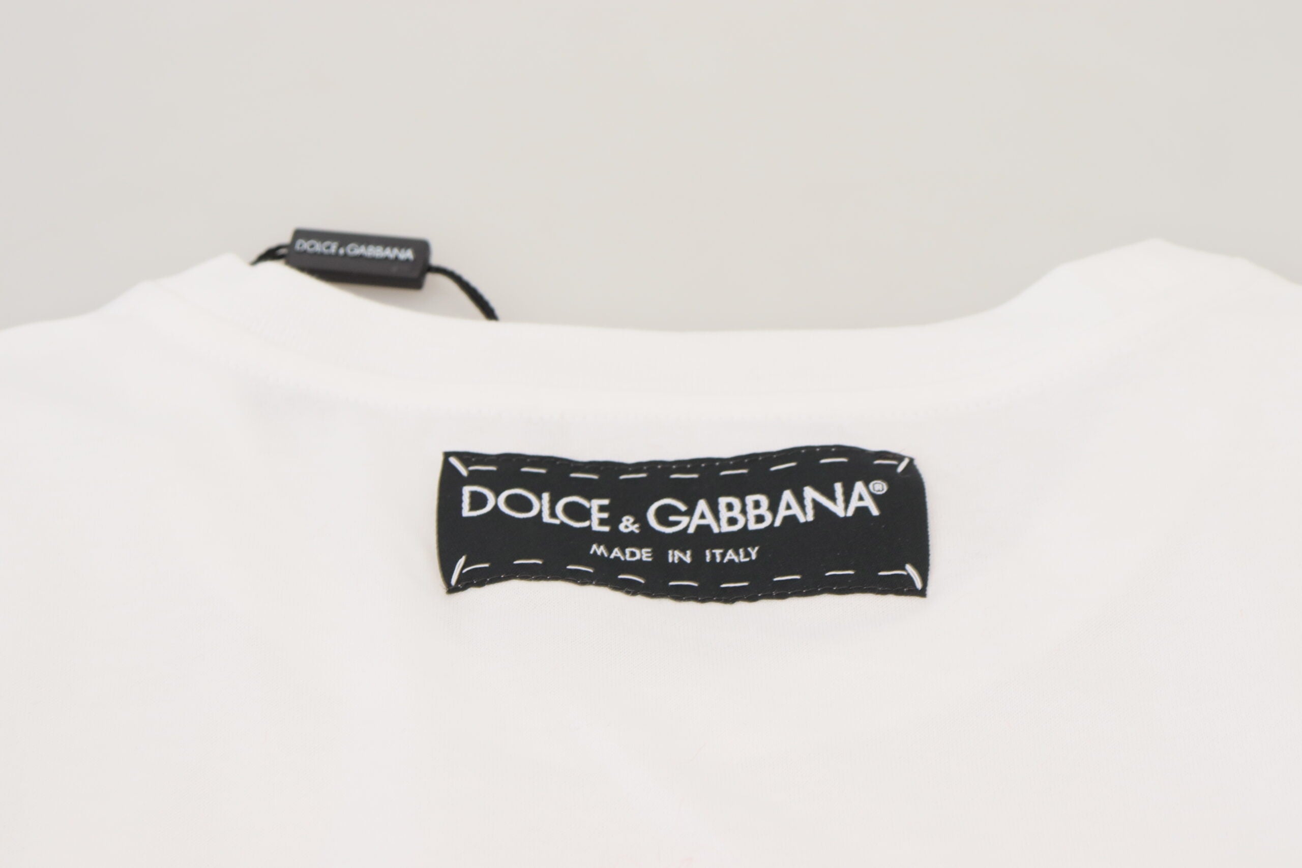 T-shirt Top Wit Gestructureerd Korte Mouw
