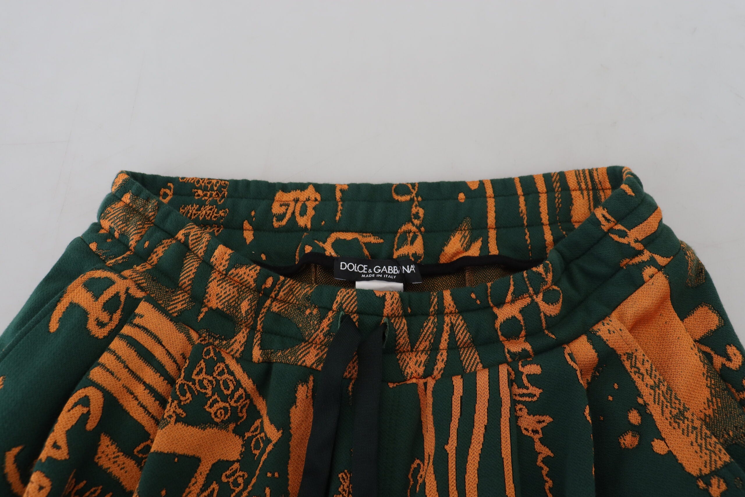 Multicolor Logo Print Zijden Cargo Joggingbroek