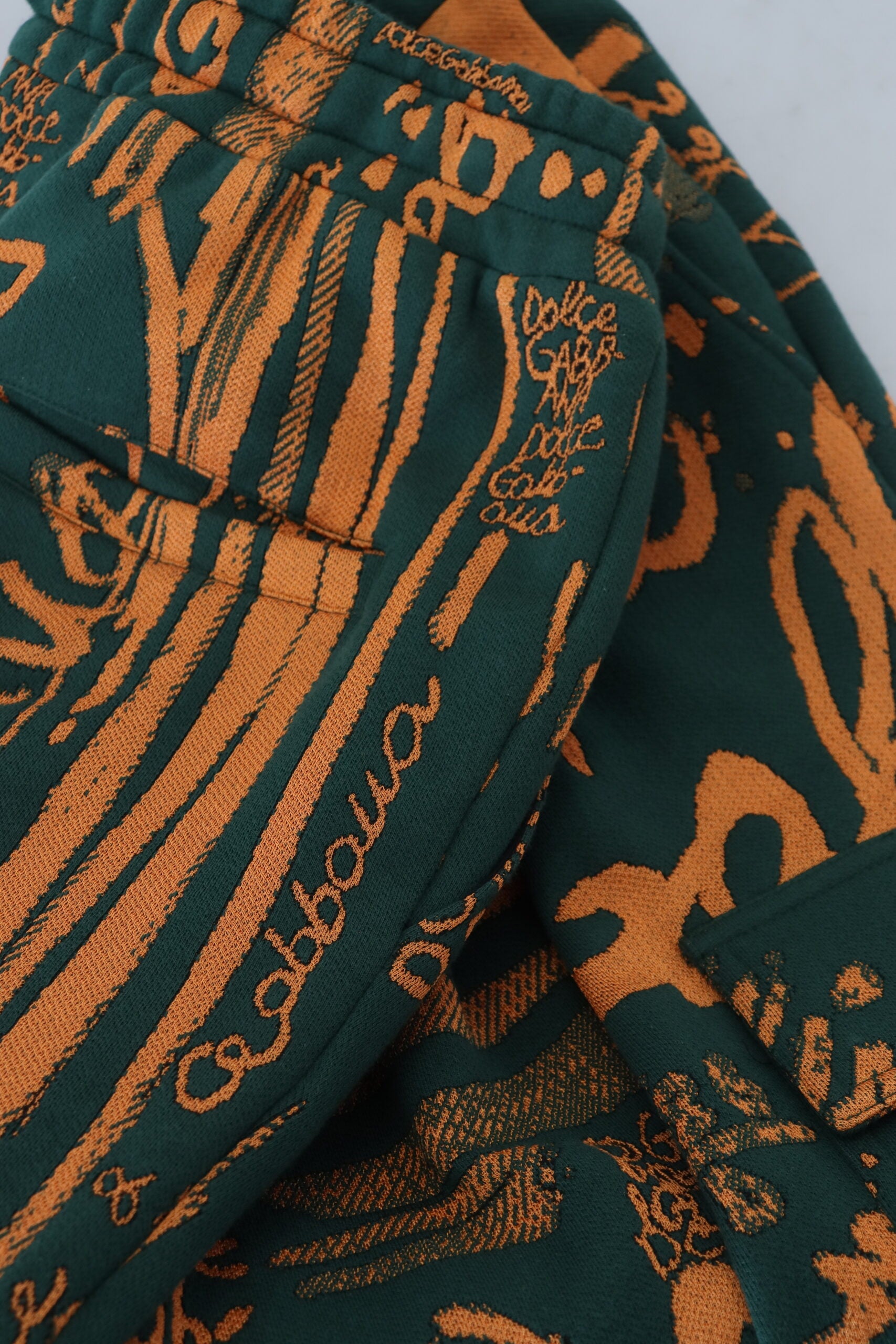 Multicolor Logo Print Zijden Cargo Joggingbroek
