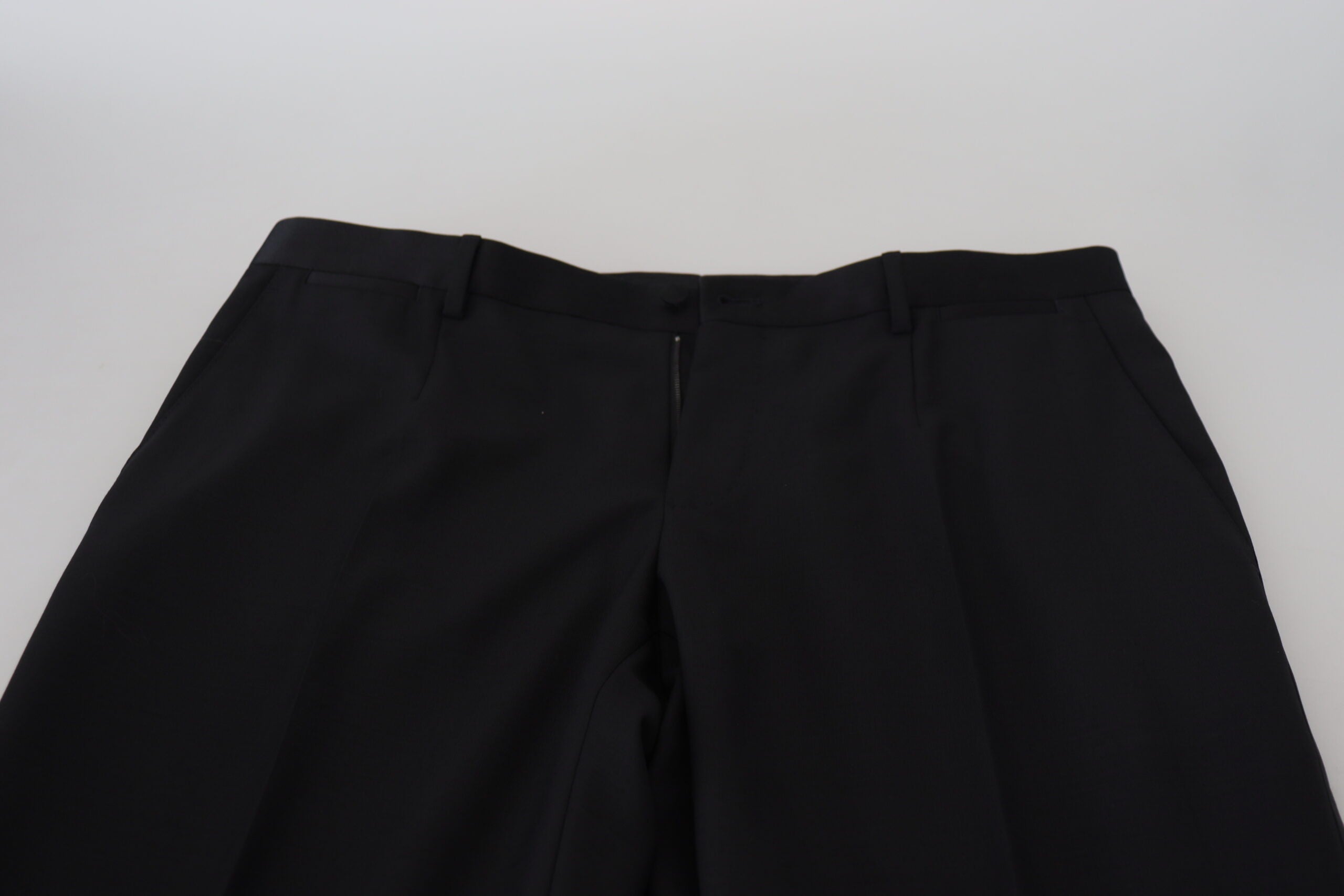 Zwarte wollen chino-jurk formele broek