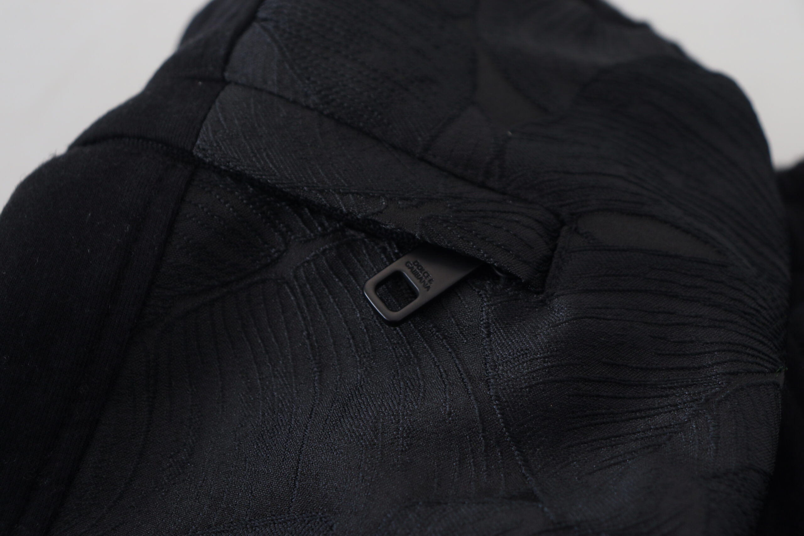 Zwarte polyester skinny joggingbroek voor heren