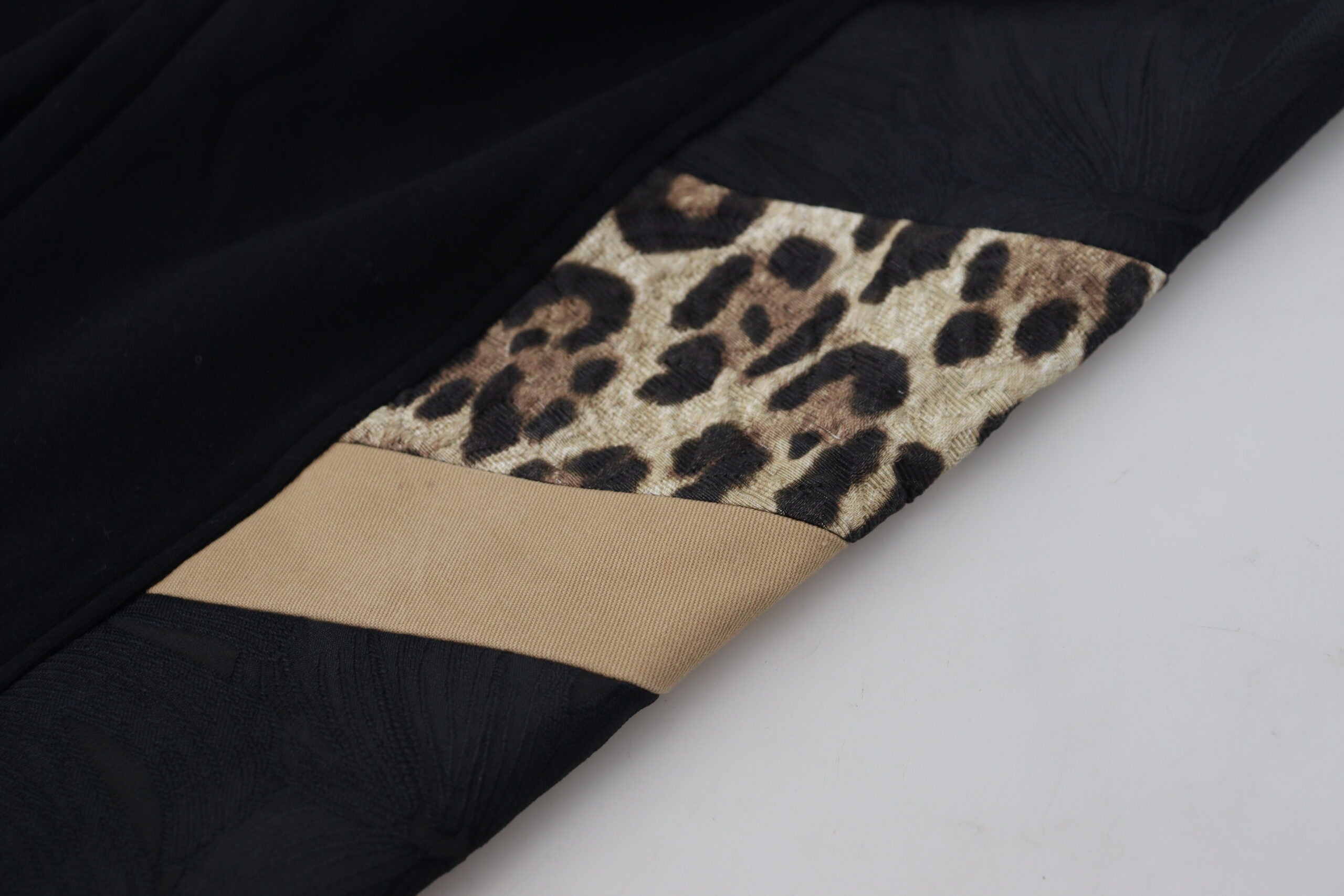 Zwarte polyester skinny joggingbroek voor heren