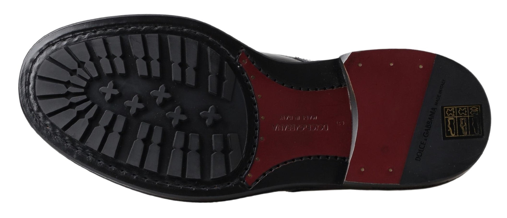 Zwarte leren herenschoenen met korte veterlaarzen