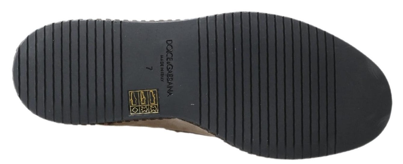 Ivoorkleurige suède heren espadrille schoenen