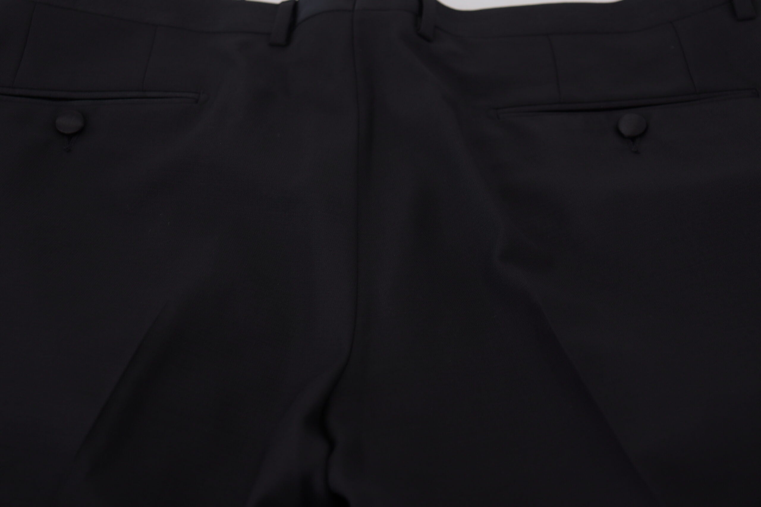 Zwarte jurk wollen zijden broek
