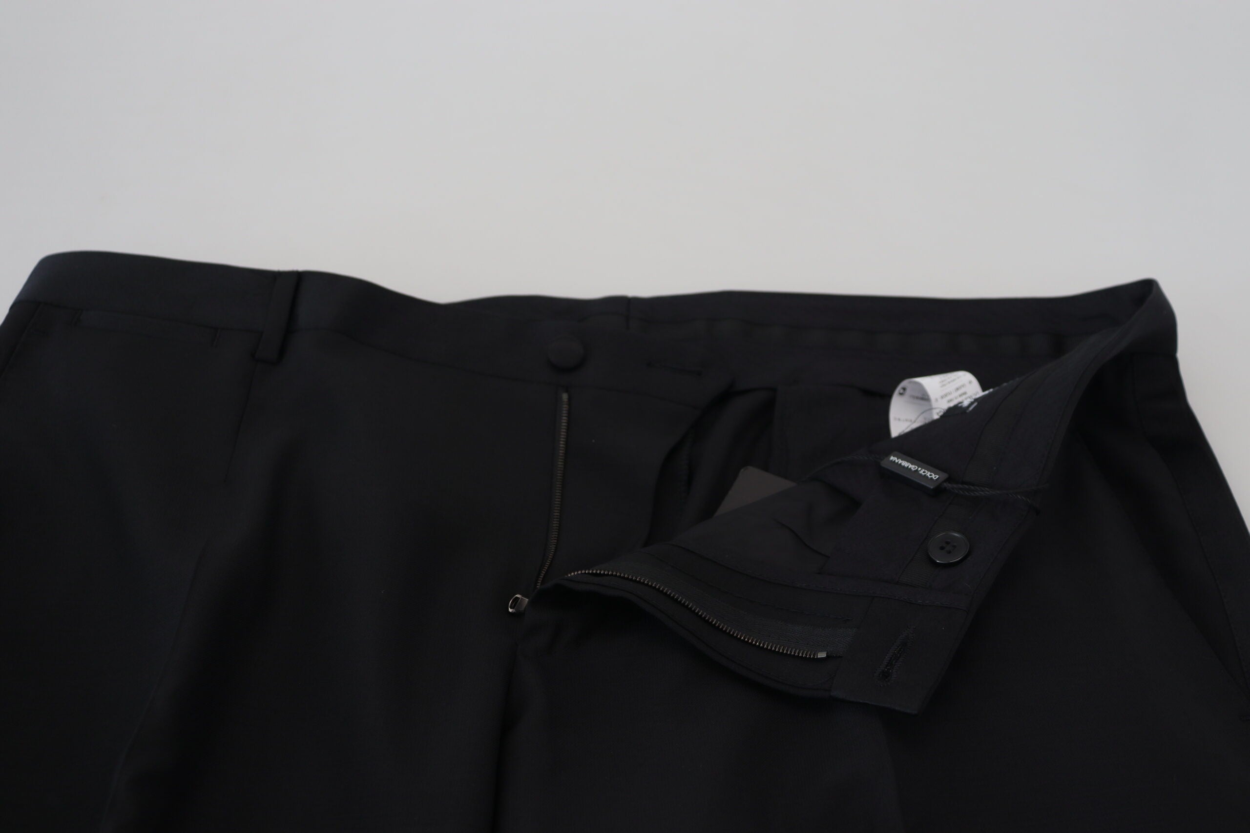 Zwarte jurk wollen zijden broek