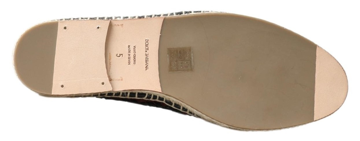 Zwarte Bordeaux Buffelleren Espadrille Schoenen